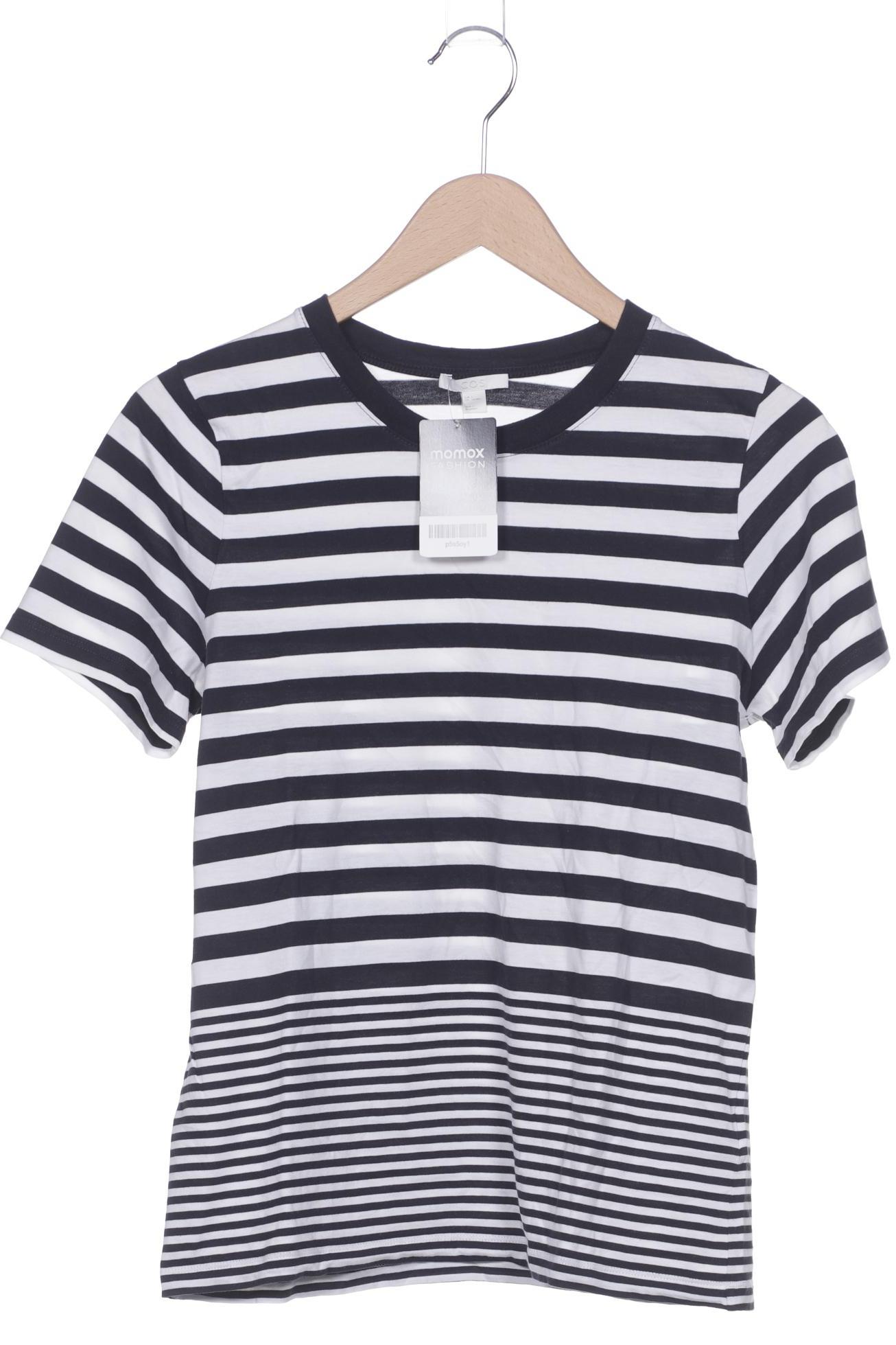 

COS Damen T-Shirt, marineblau, Gr. 36