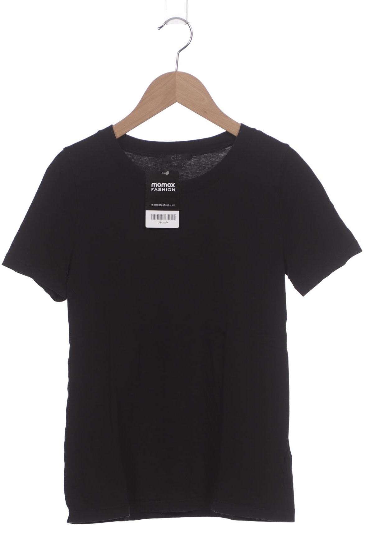 

COS Damen T-Shirt, schwarz, Gr. 34