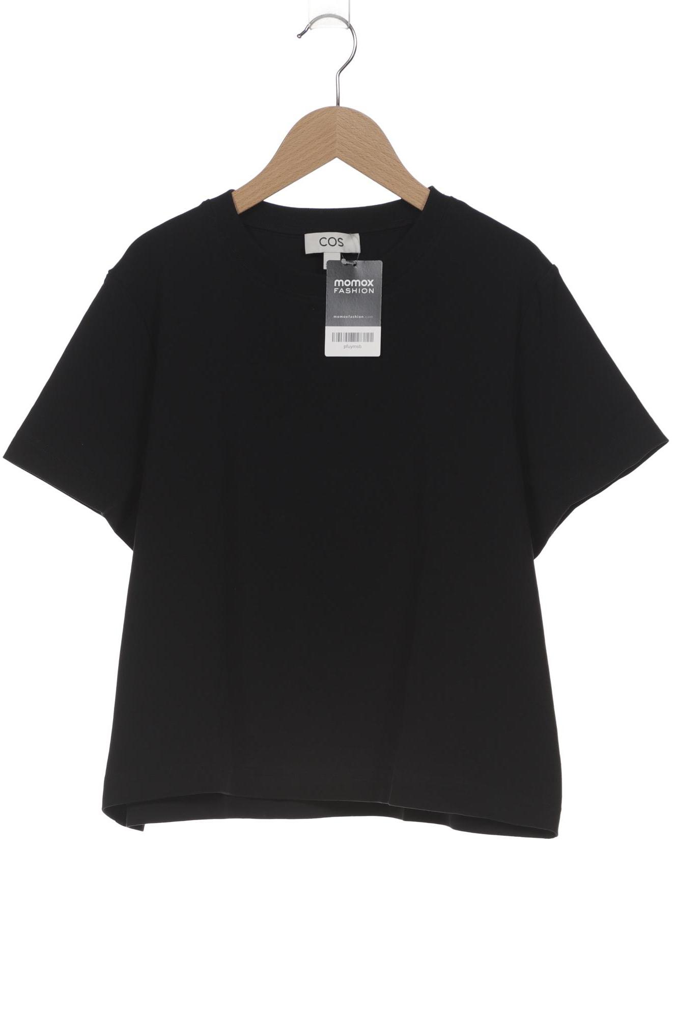 

COS Damen T-Shirt, schwarz, Gr. 42