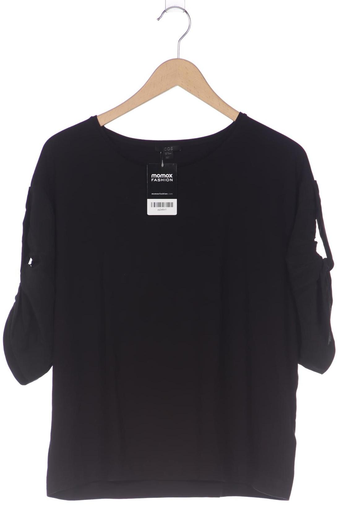 

COS Damen T-Shirt, schwarz, Gr. 38