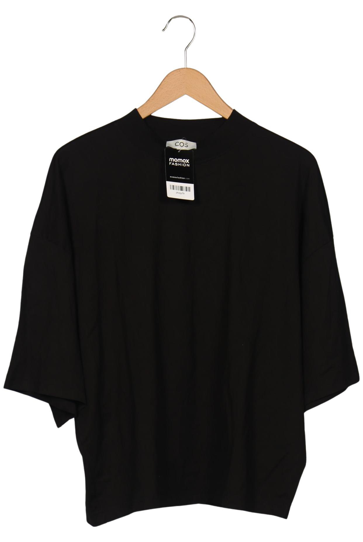 

COS Damen T-Shirt, schwarz, Gr. 42