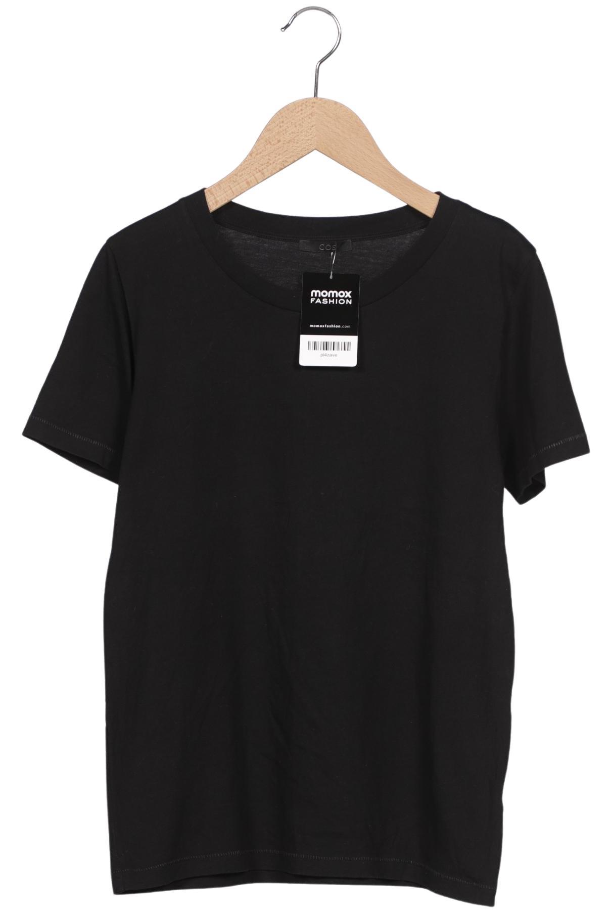 

COS Damen T-Shirt, schwarz, Gr. 38