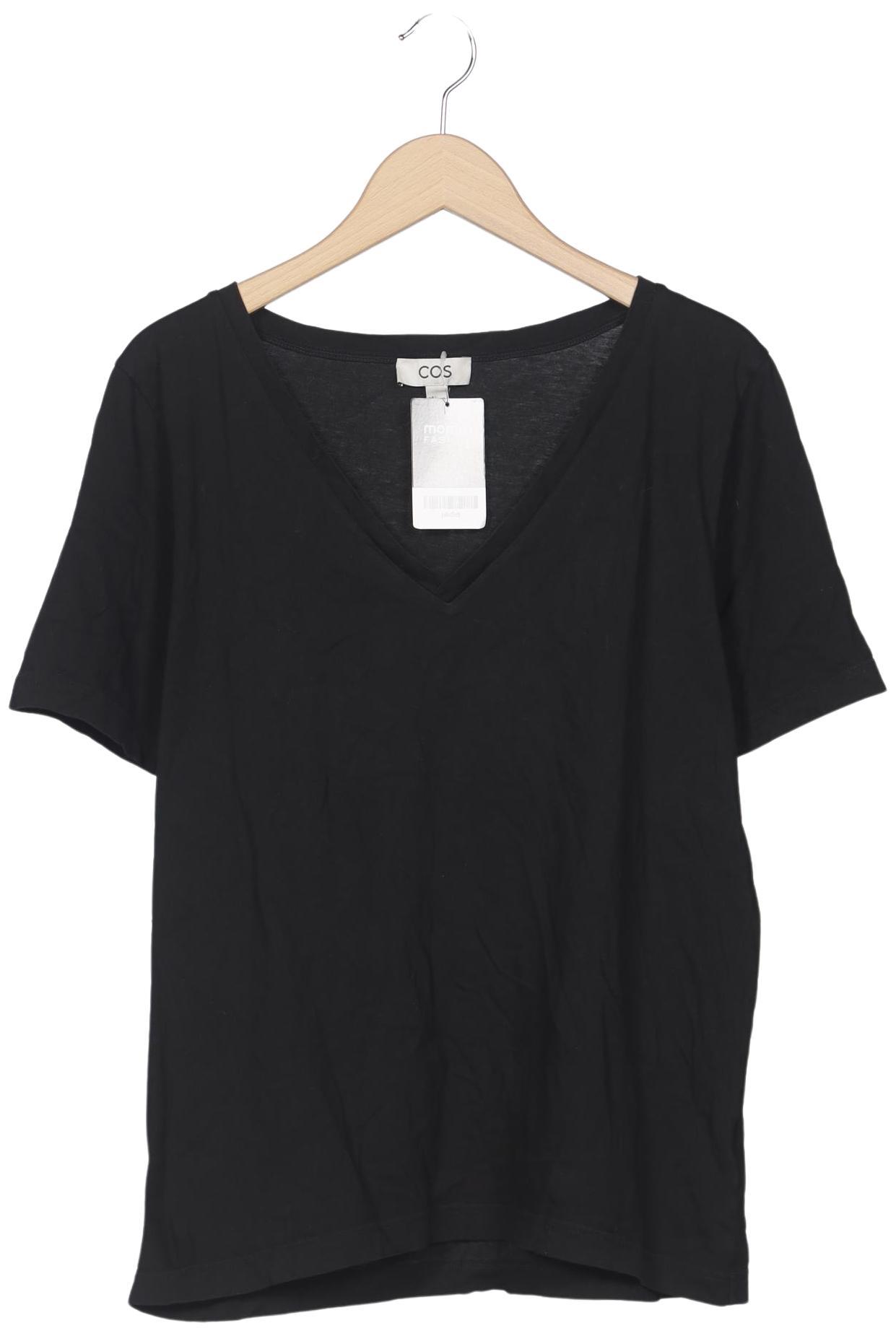

COS Damen T-Shirt, schwarz, Gr. 42