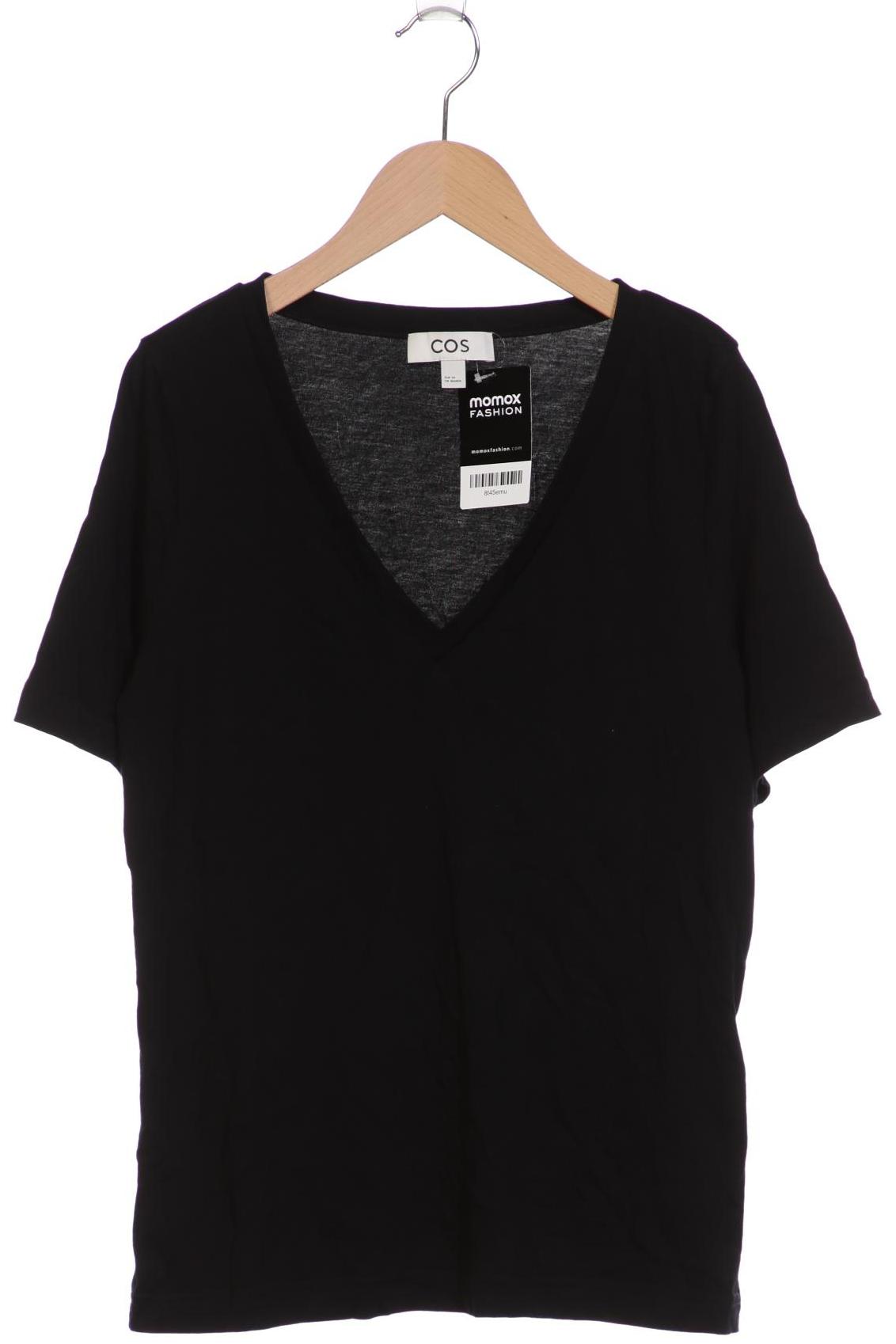 

COS Damen T-Shirt, schwarz, Gr. 34