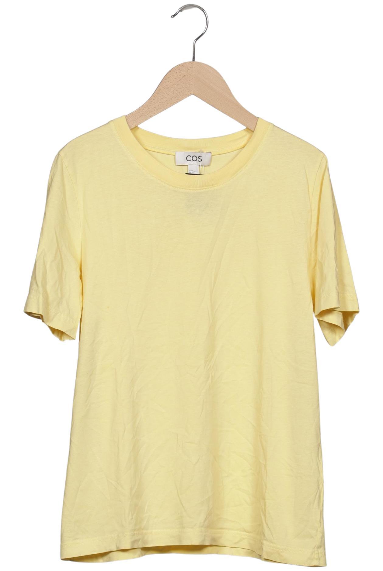 

COS Damen T-Shirt, gelb, Gr. 36