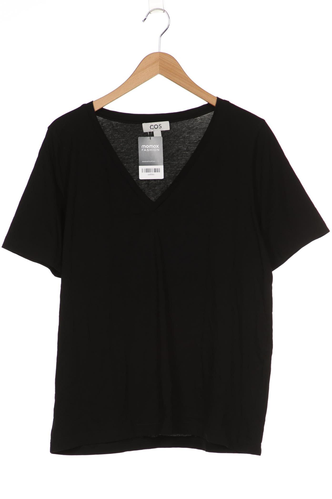 

COS Damen T-Shirt, schwarz, Gr. 42