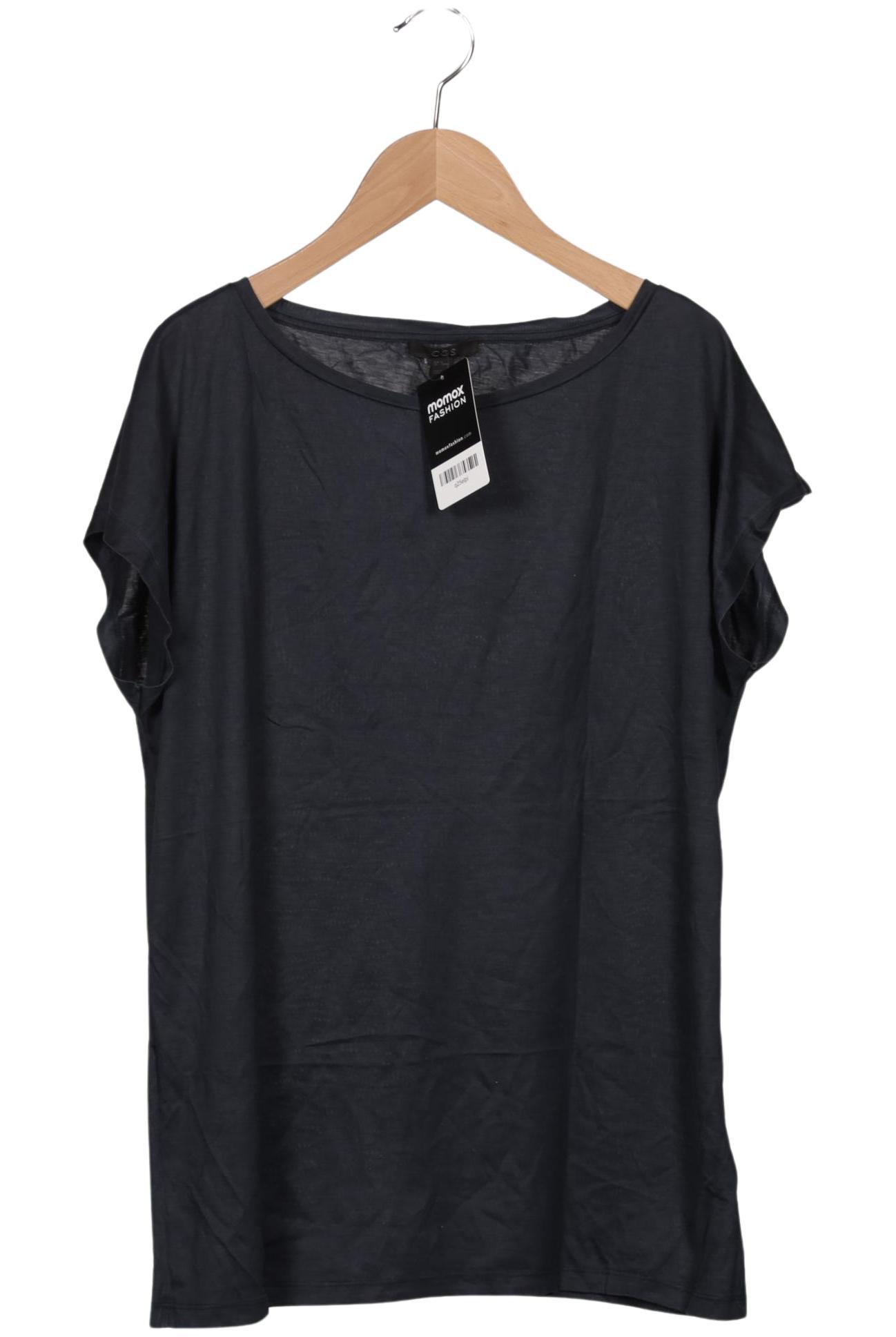 

COS Damen T-Shirt, marineblau, Gr. 38