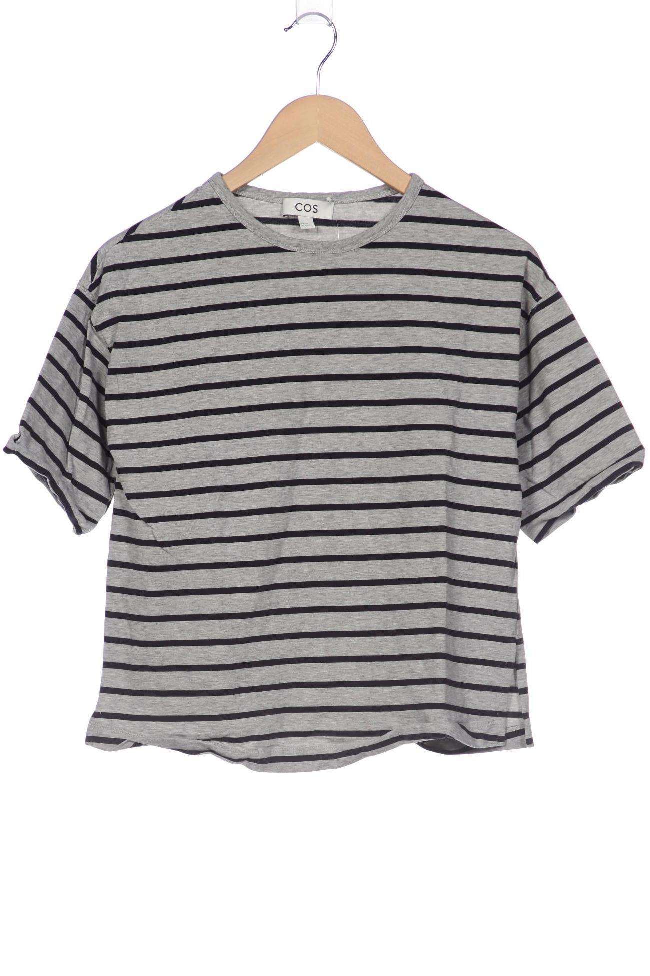 

COS Damen T-Shirt, grau, Gr. 34