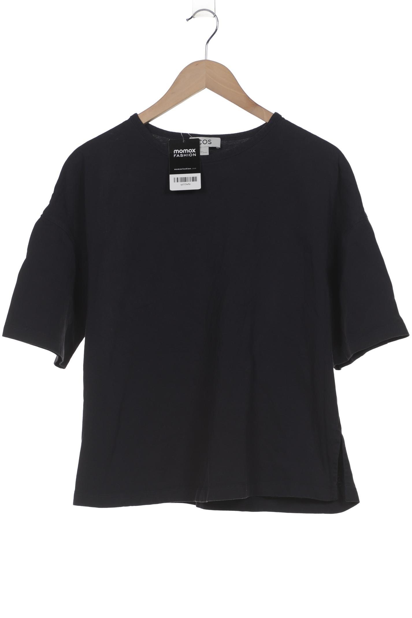 

COS Damen T-Shirt, marineblau, Gr. 42