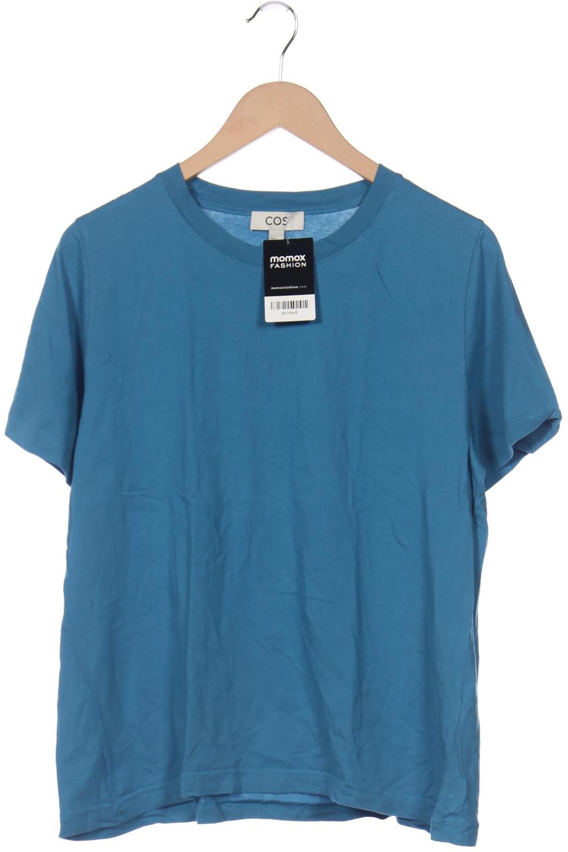 

COS Damen T-Shirt, blau, Gr. 42