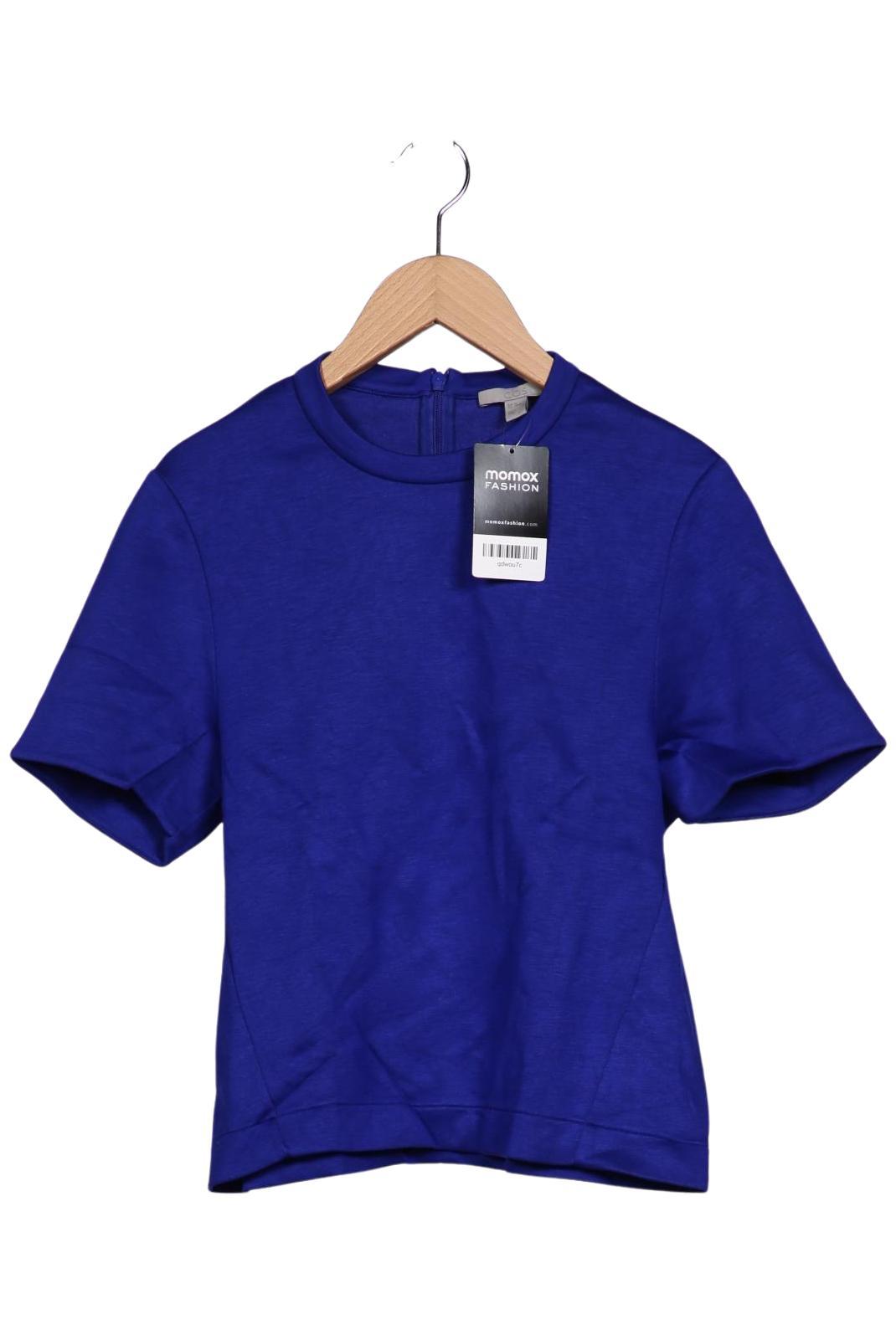 

COS Damen T-Shirt, blau, Gr. 34