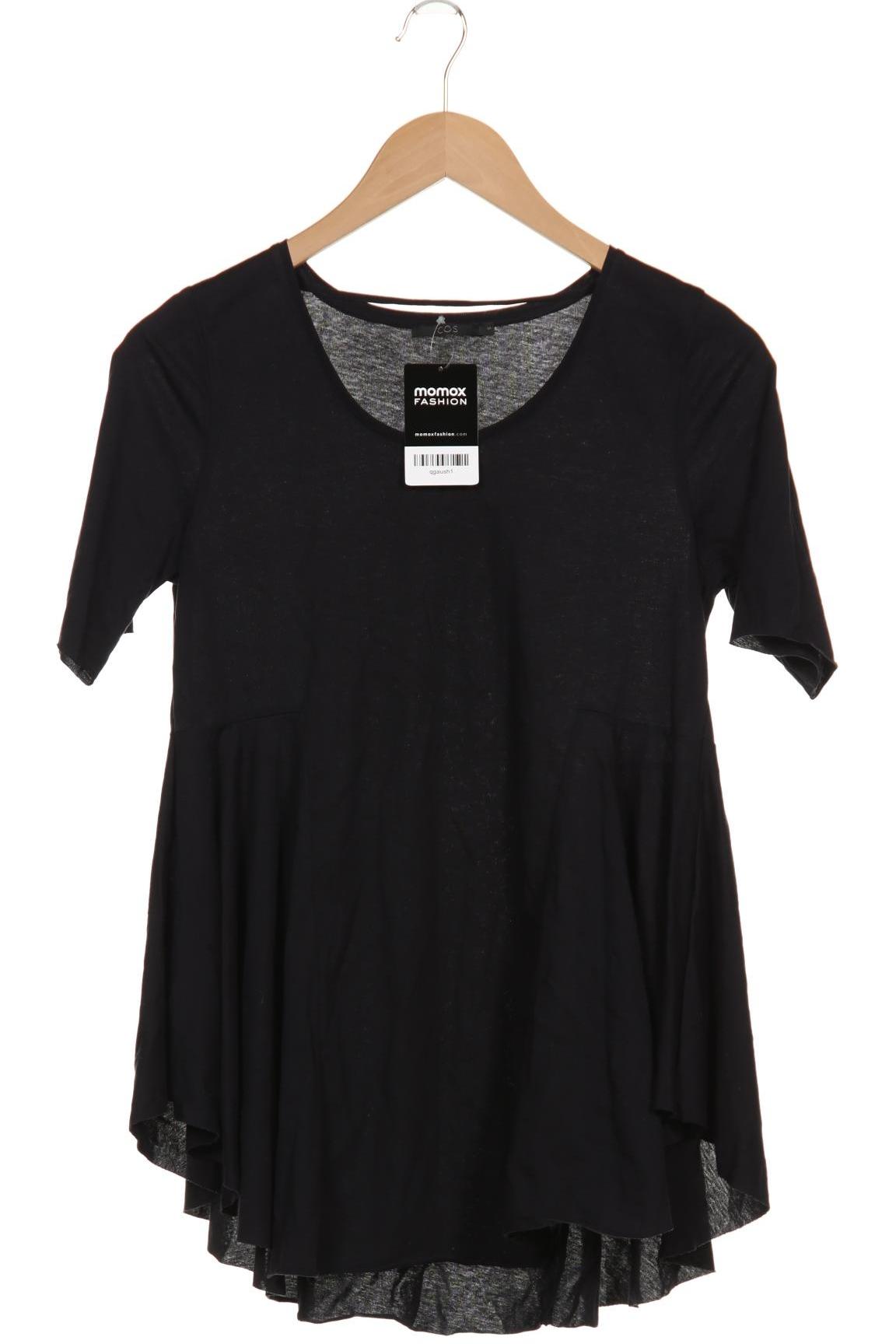 

COS Damen T-Shirt, marineblau, Gr. 36