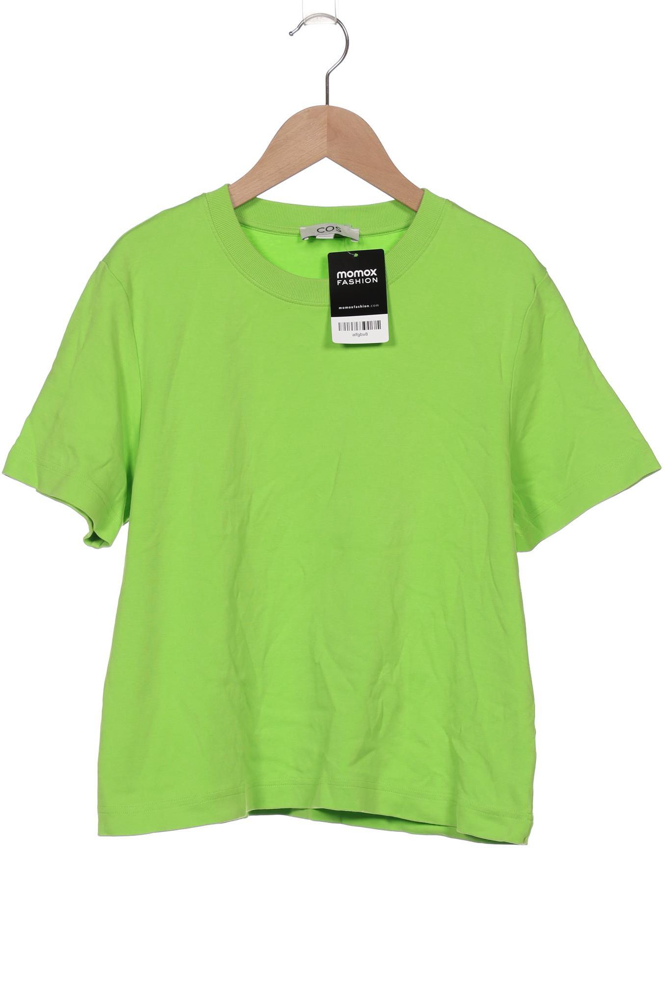 

COS Damen T-Shirt, grün, Gr. 38
