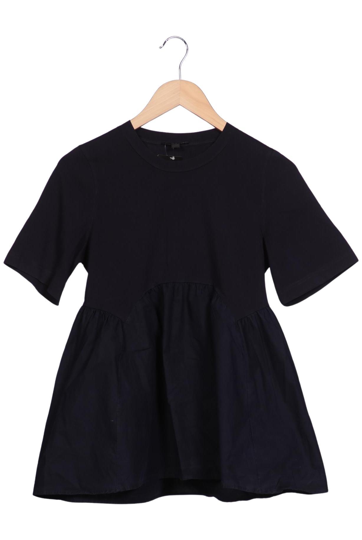

COS Damen T-Shirt, marineblau, Gr. 34