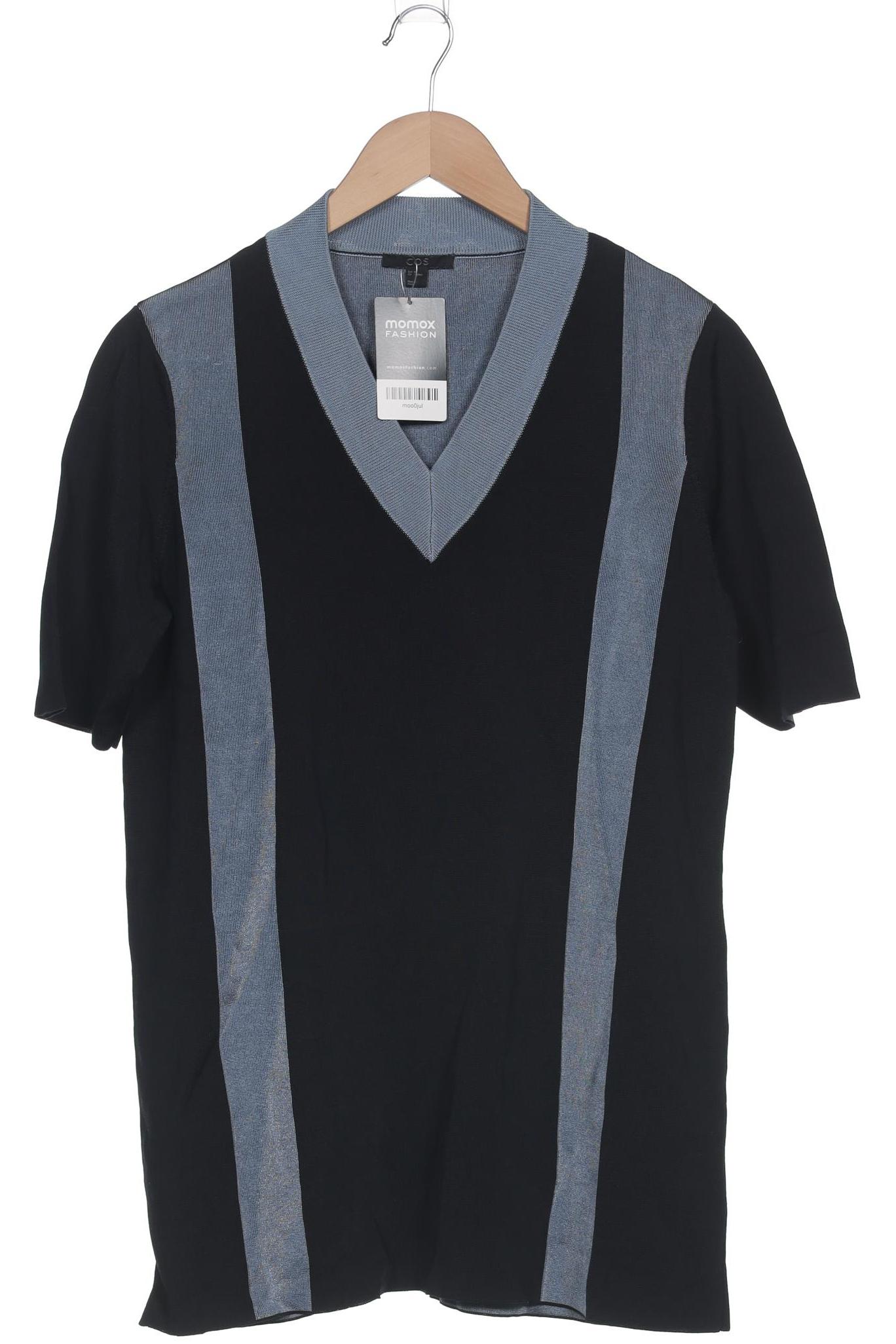 

COS Damen T-Shirt, marineblau, Gr. 38