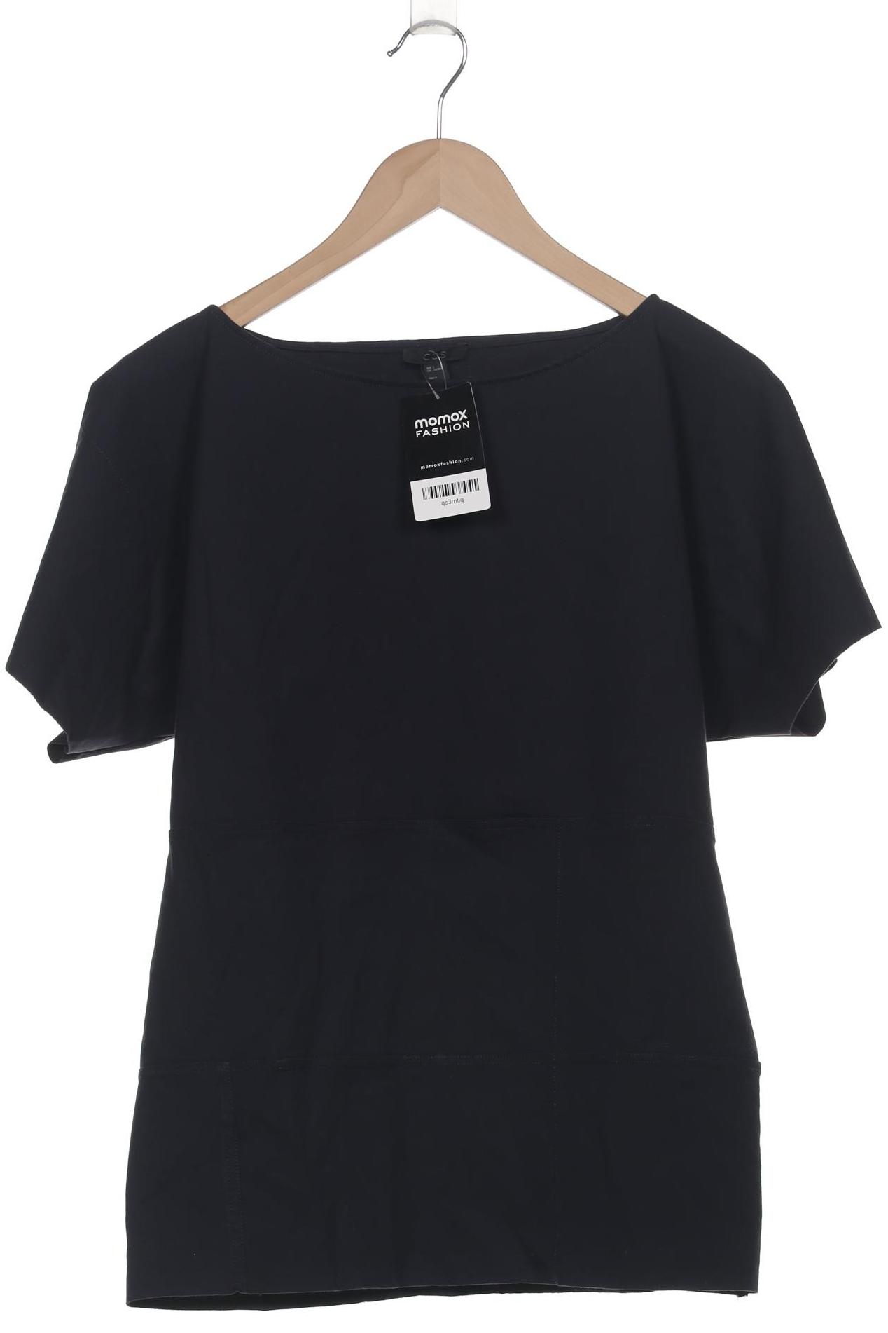 

COS Damen T-Shirt, marineblau, Gr. 36