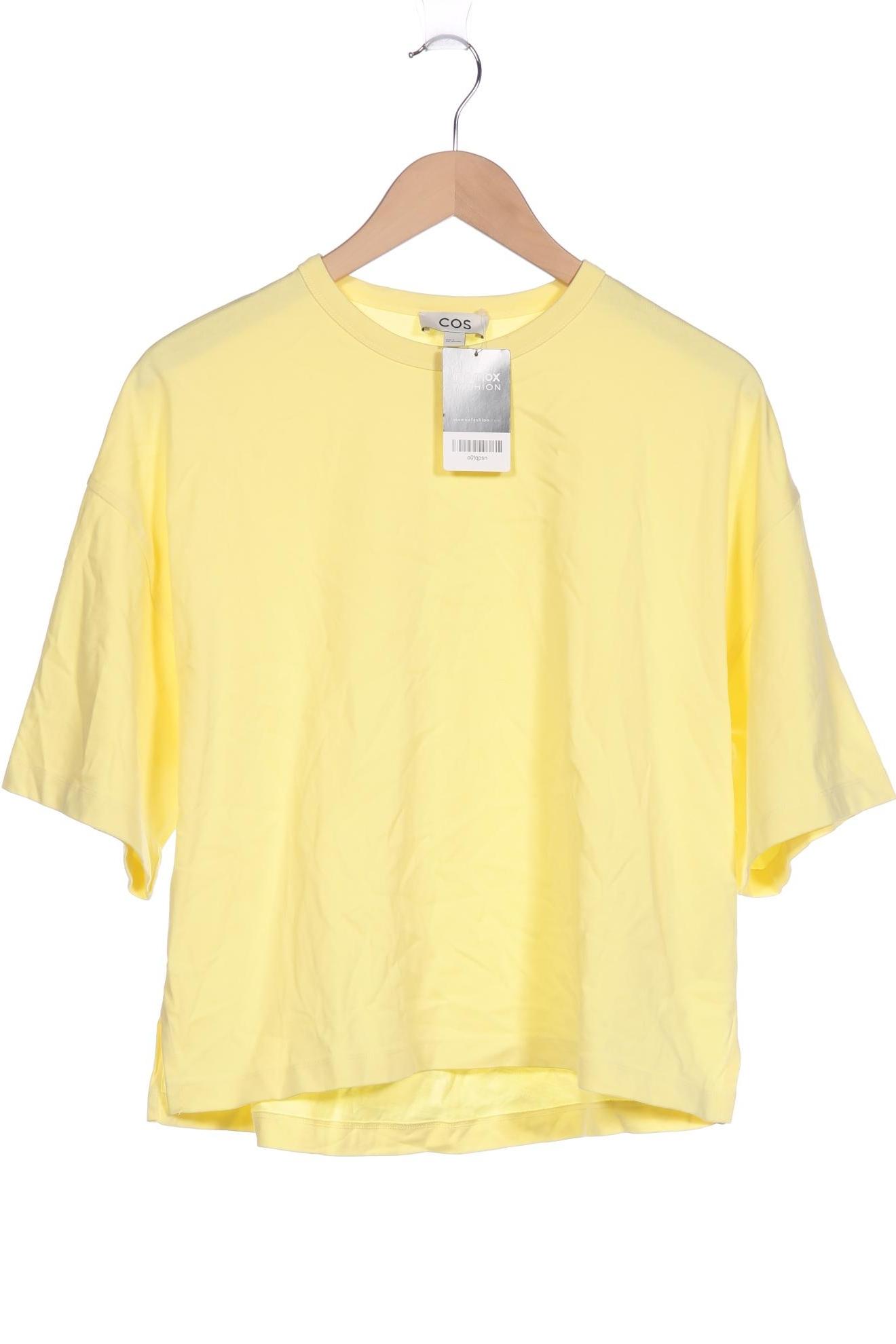 

COS Damen T-Shirt, gelb, Gr. 36