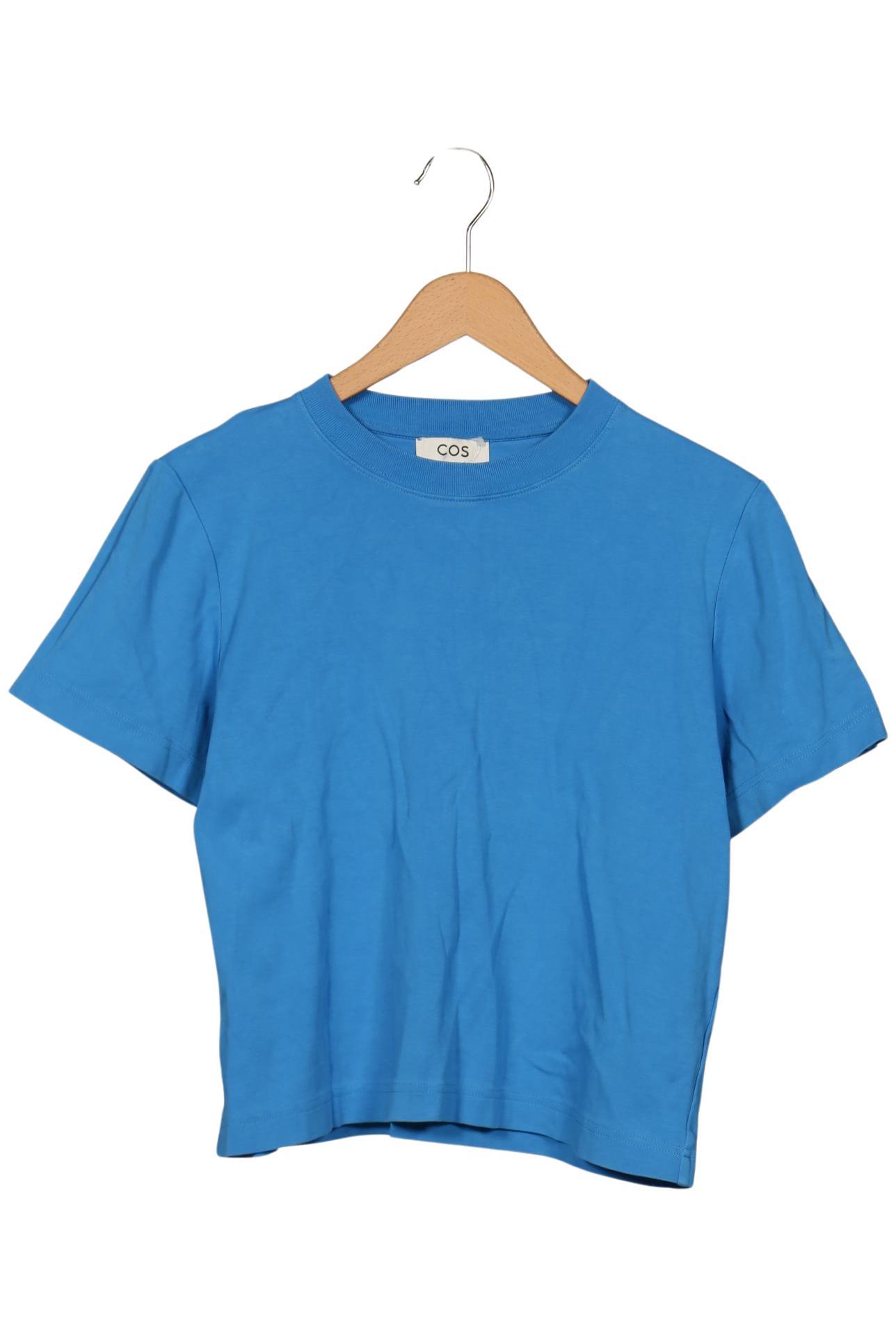 

COS Damen T-Shirt, blau, Gr. 38