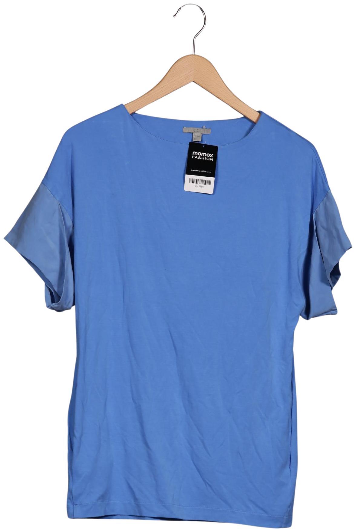

COS Damen T-Shirt, blau, Gr. 34