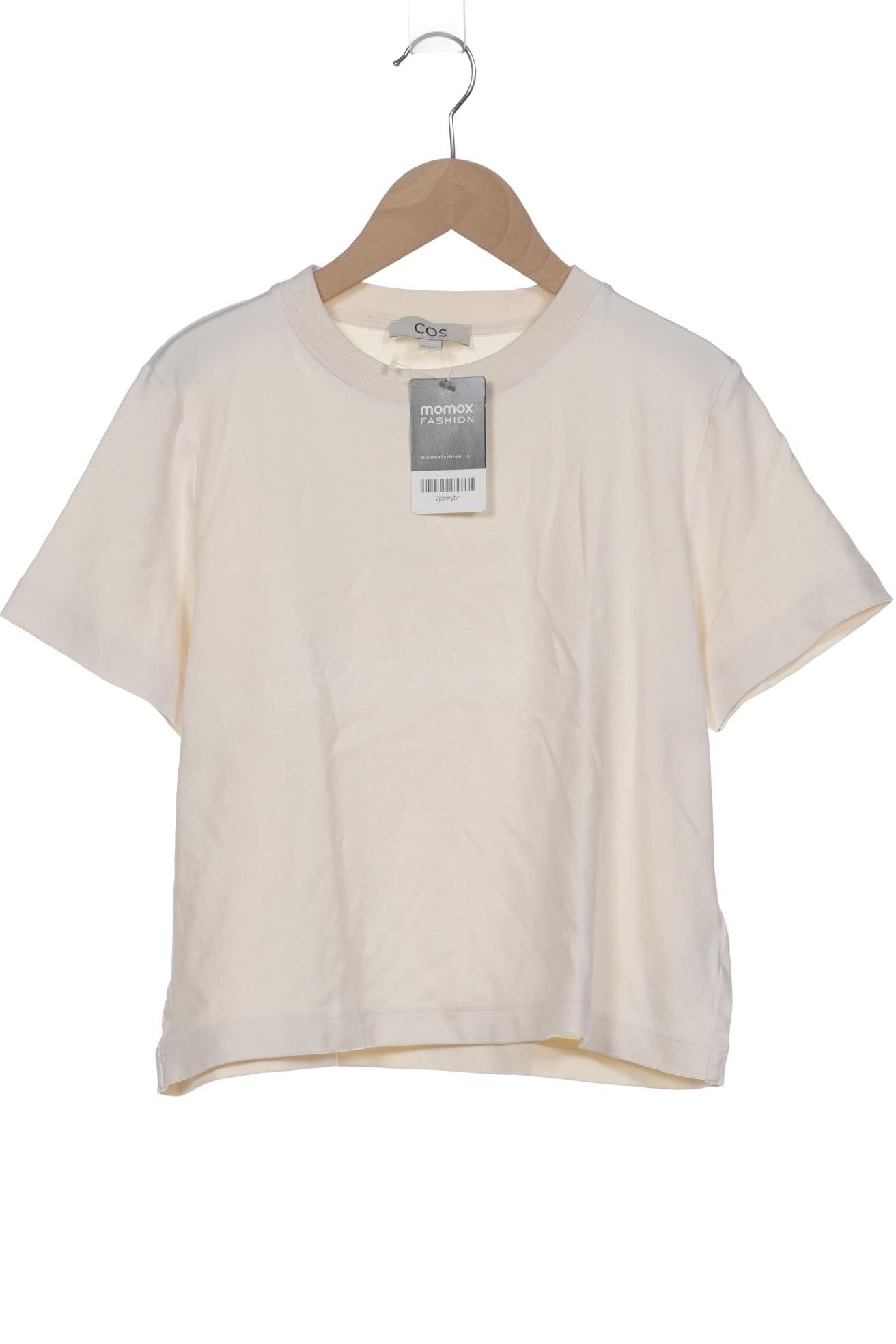 

COS Damen T-Shirt, cremeweiß, Gr. 38