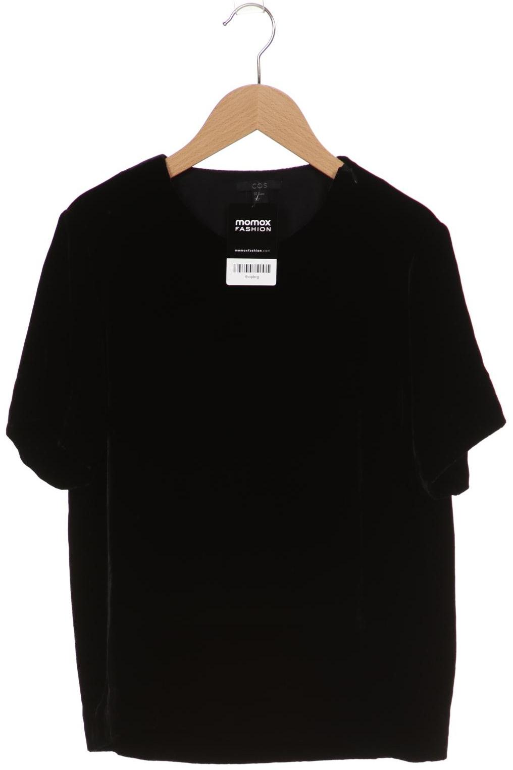 

COS Damen T-Shirt, schwarz, Gr. 36
