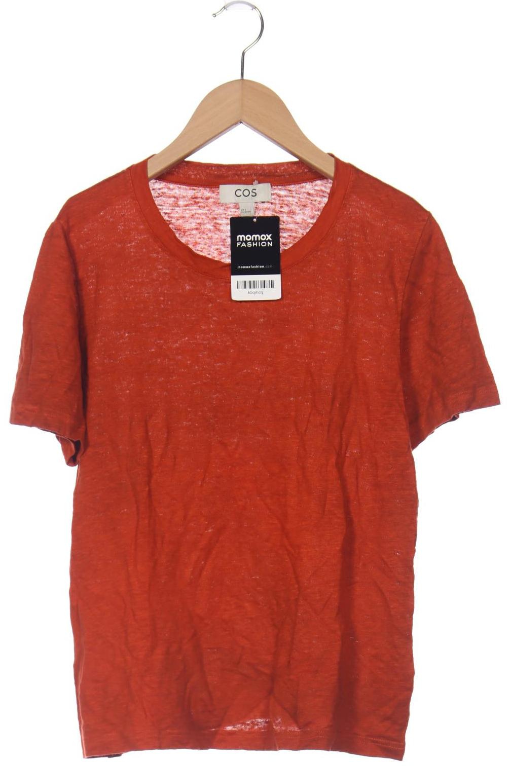 

COS Damen T-Shirt, orange, Gr. 36