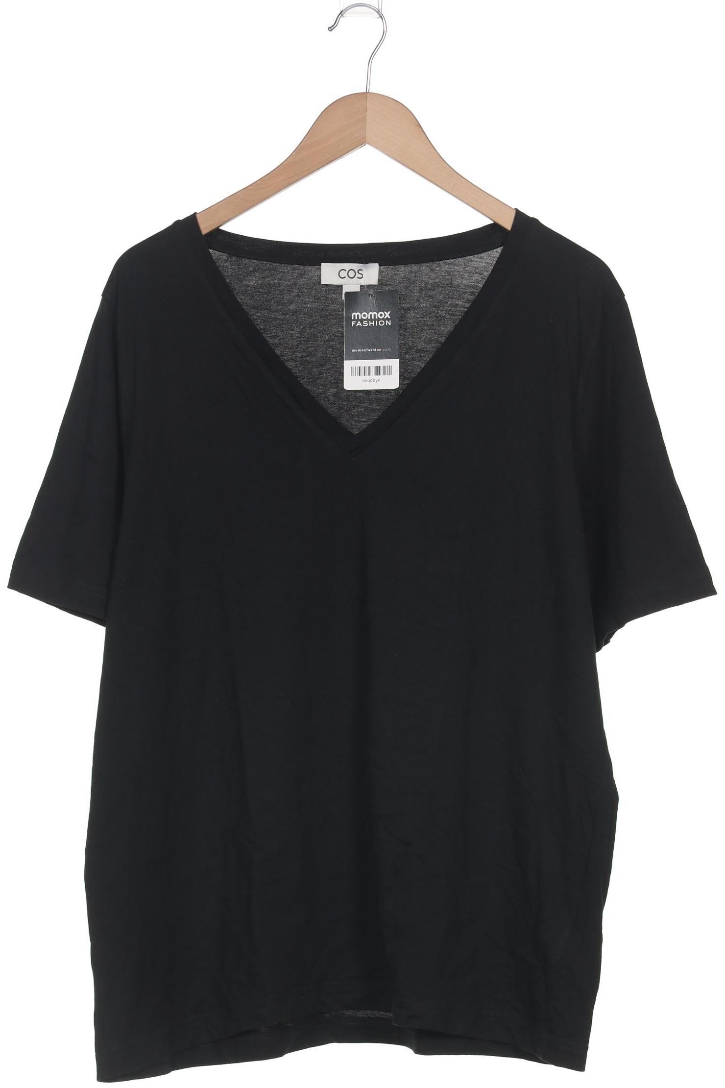 

COS Damen T-Shirt, schwarz, Gr. 44