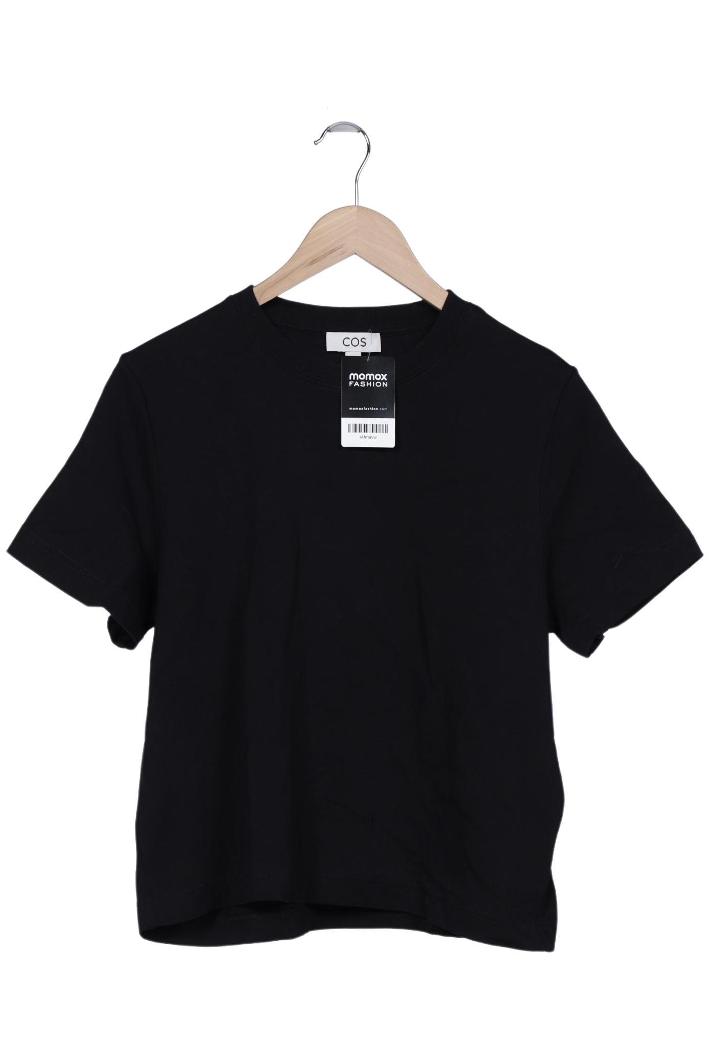

COS Damen T-Shirt, schwarz, Gr. 42