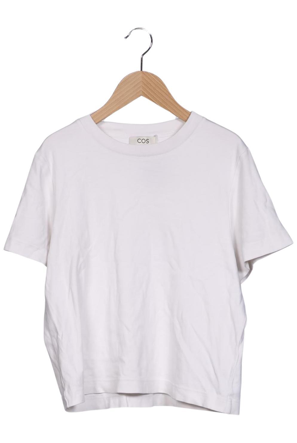 

COS Damen T-Shirt, weiß, Gr. 38