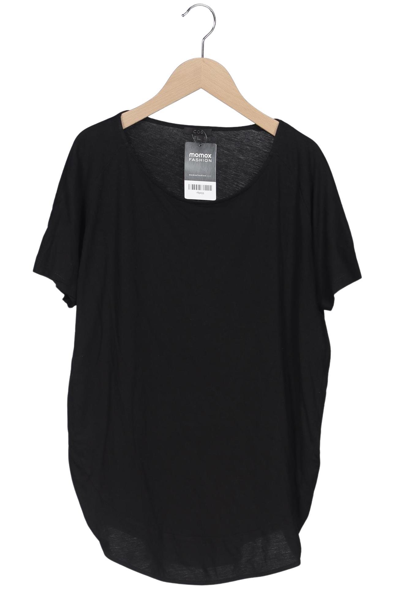 

COS Damen T-Shirt, schwarz, Gr. 34