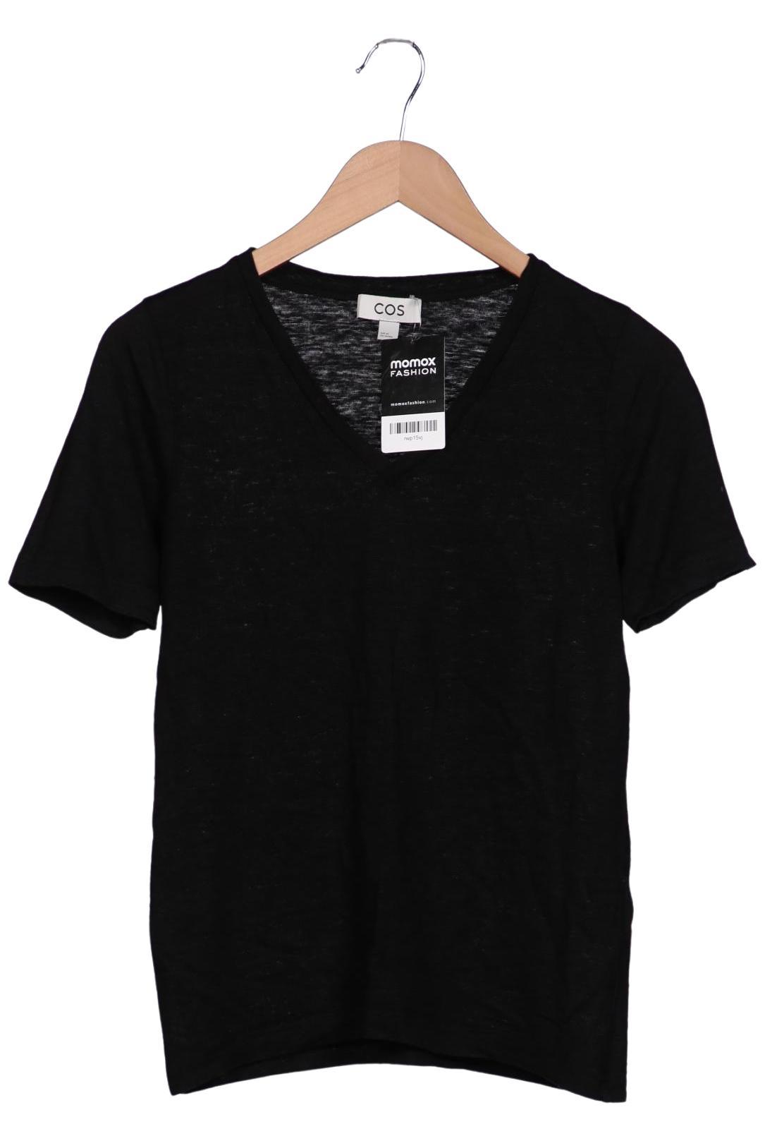 

COS Damen T-Shirt, schwarz, Gr. 34