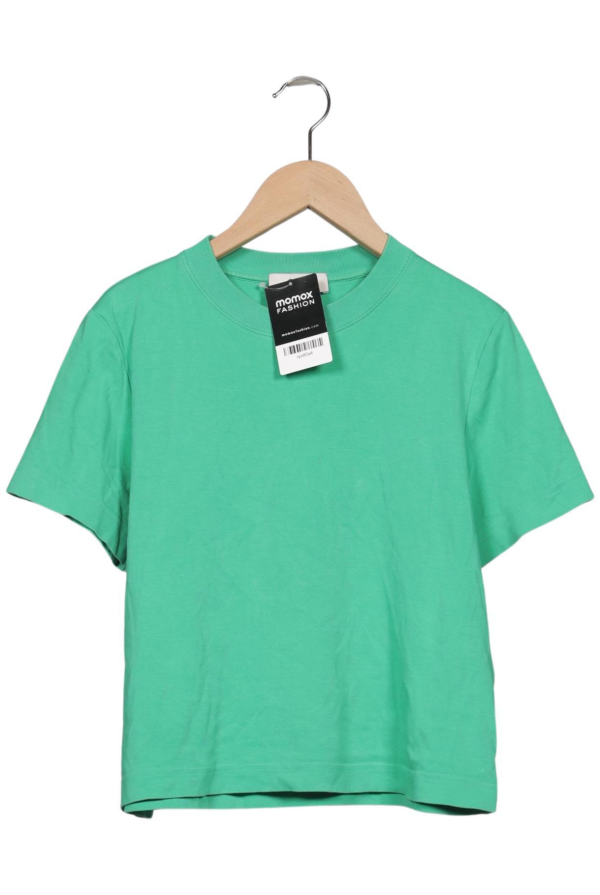 

COS Damen T-Shirt, grün, Gr. 36