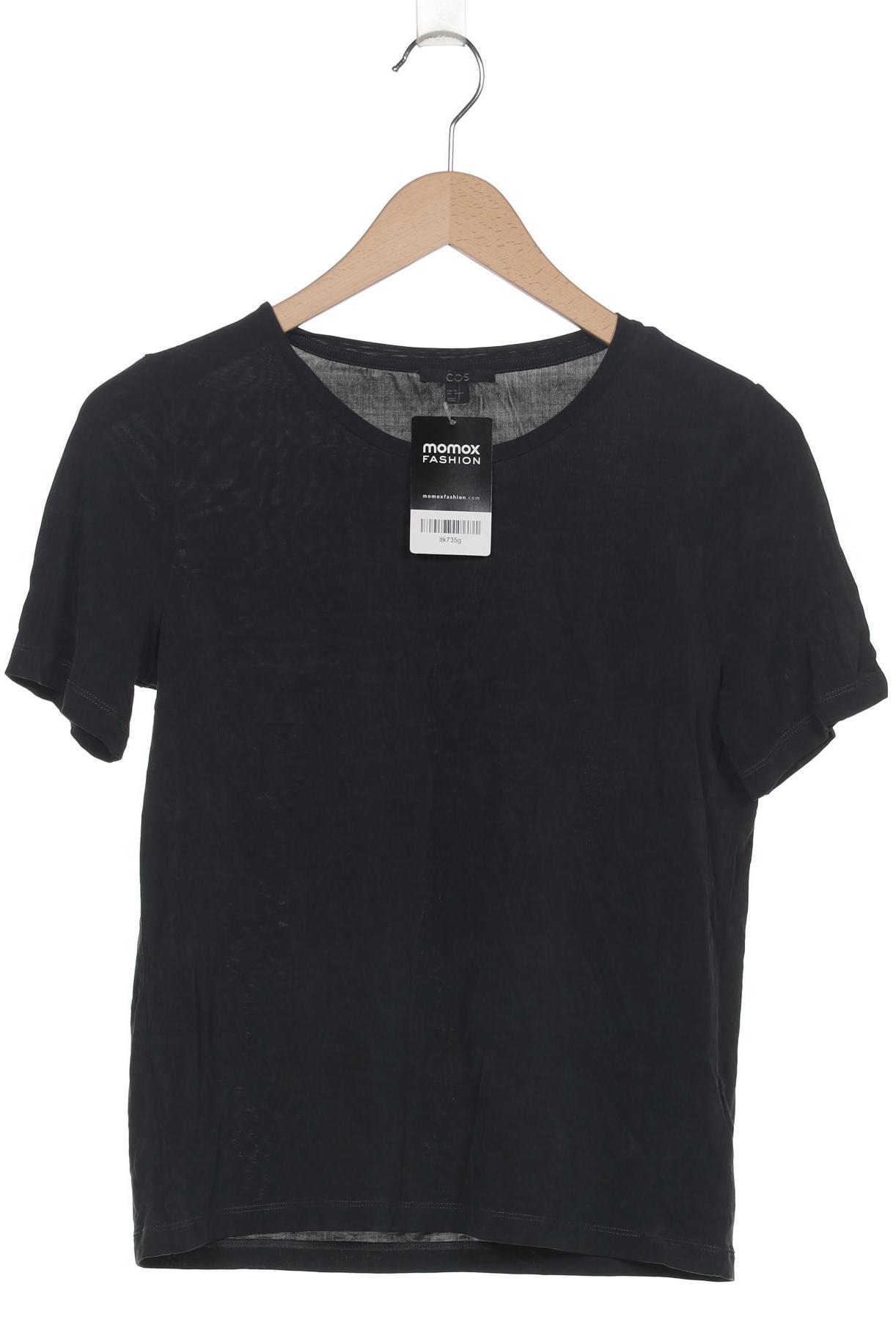 

COS Damen T-Shirt, marineblau, Gr. 34