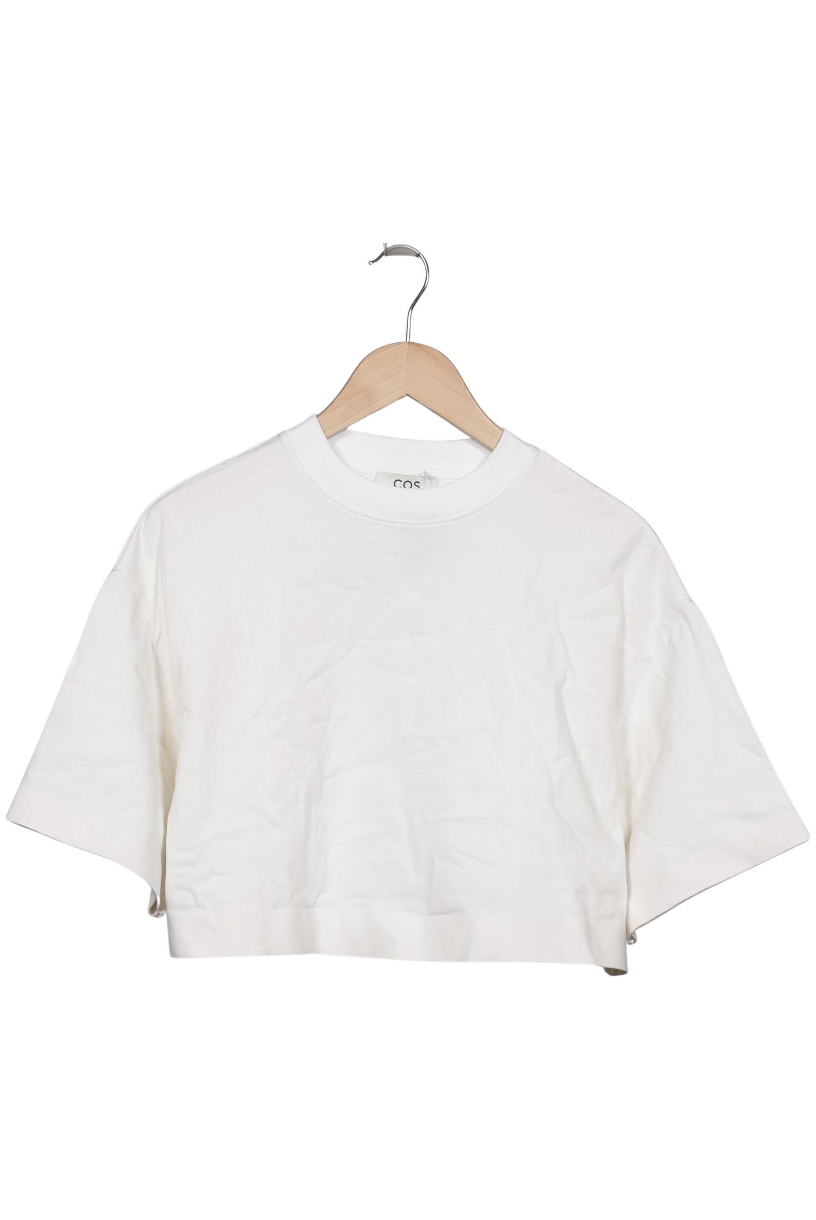 

COS Damen T-Shirt, weiß, Gr. 36