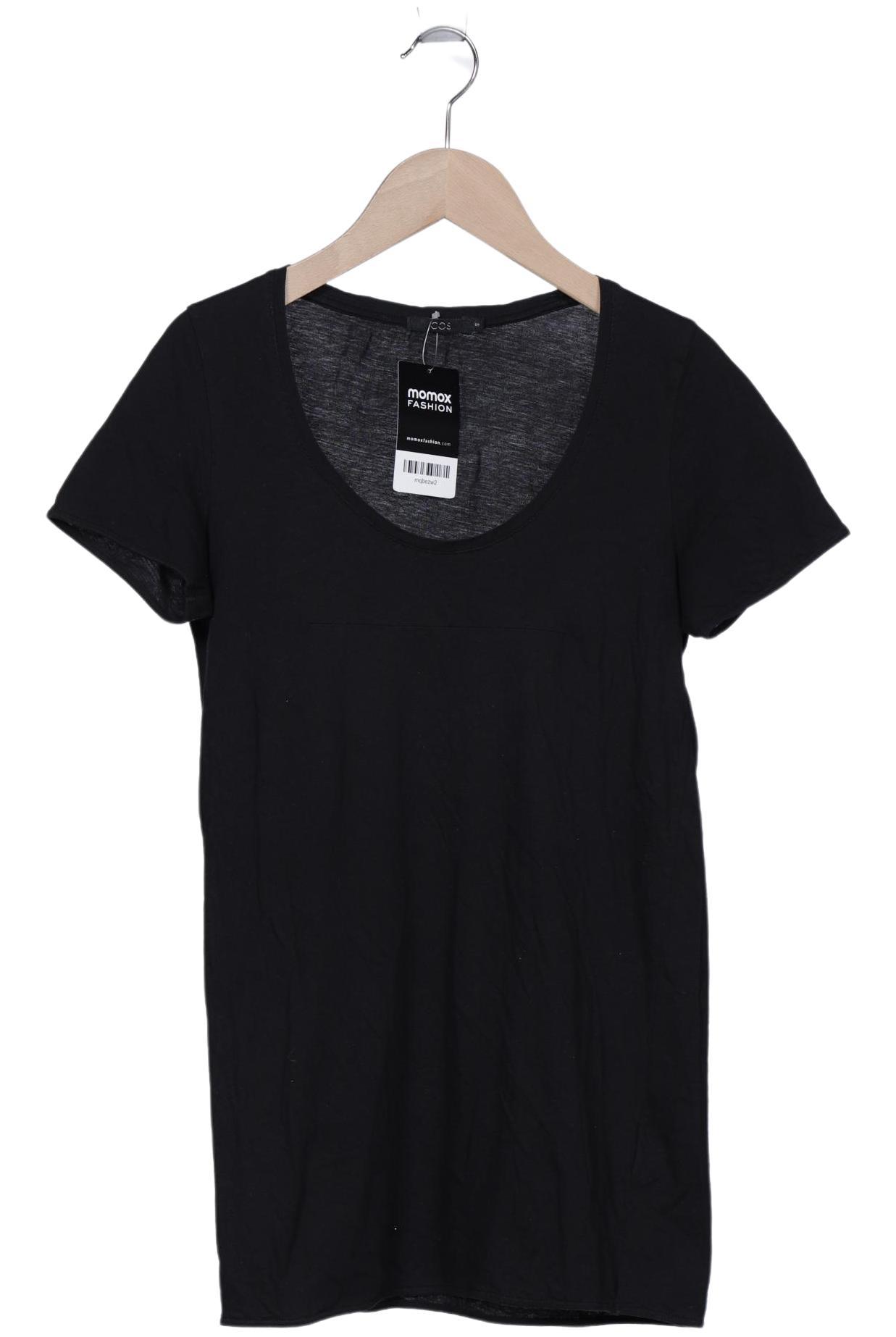 

COS Damen T-Shirt, schwarz, Gr. 36