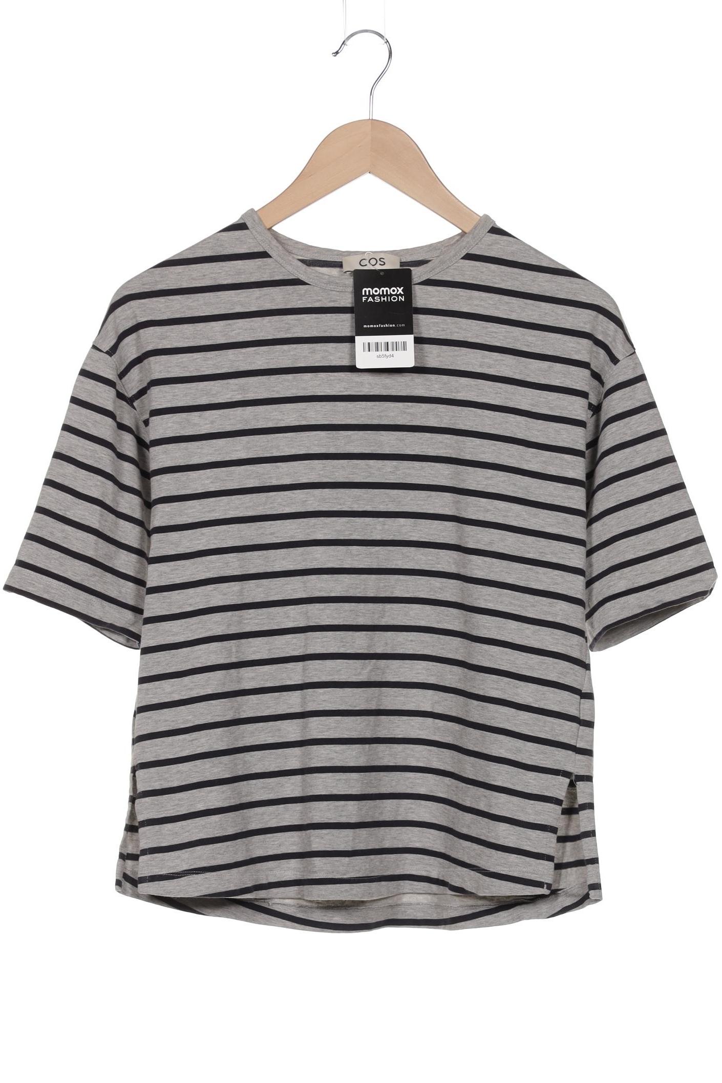 

COS Damen T-Shirt, grau, Gr. 34