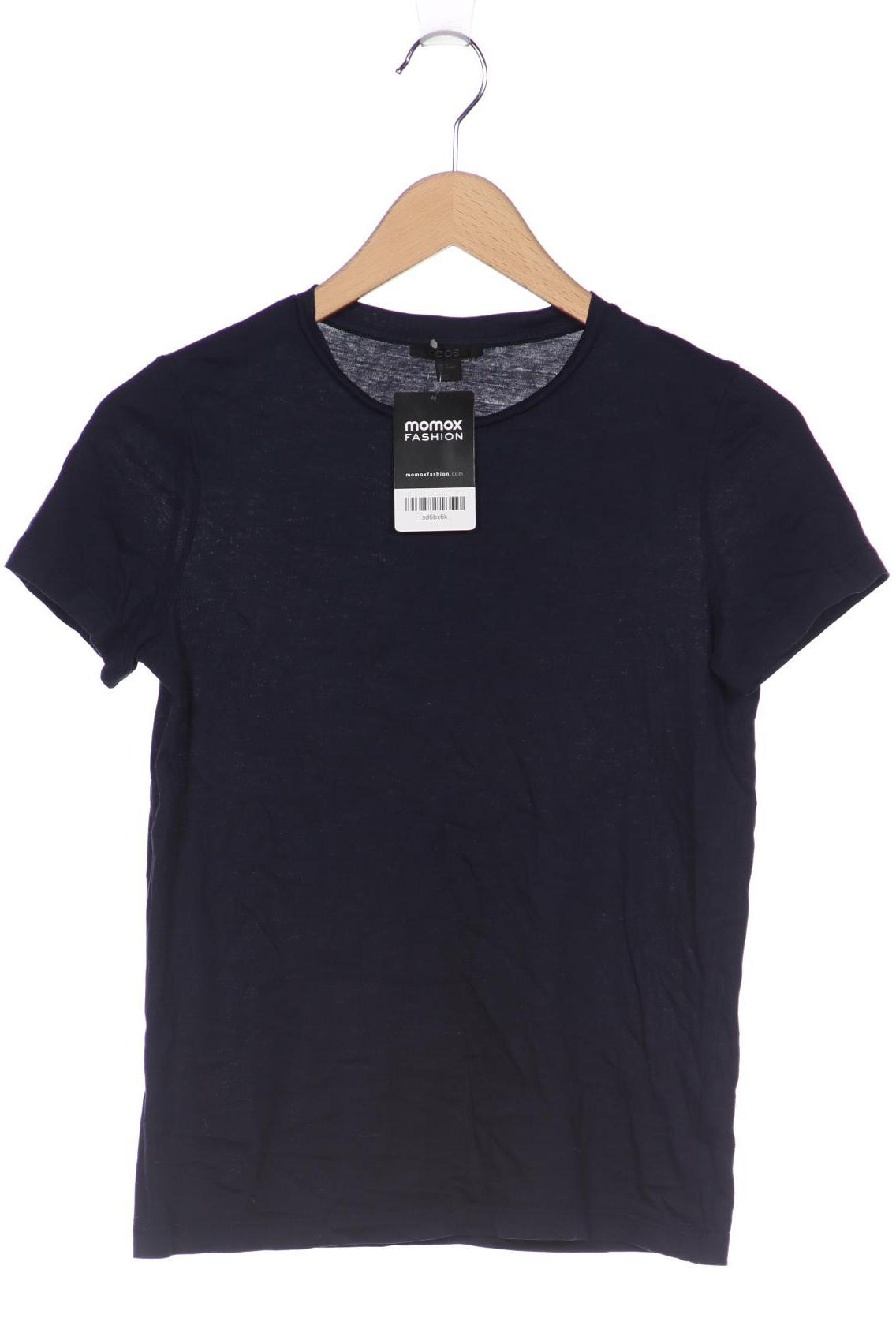 

COS Damen T-Shirt, marineblau