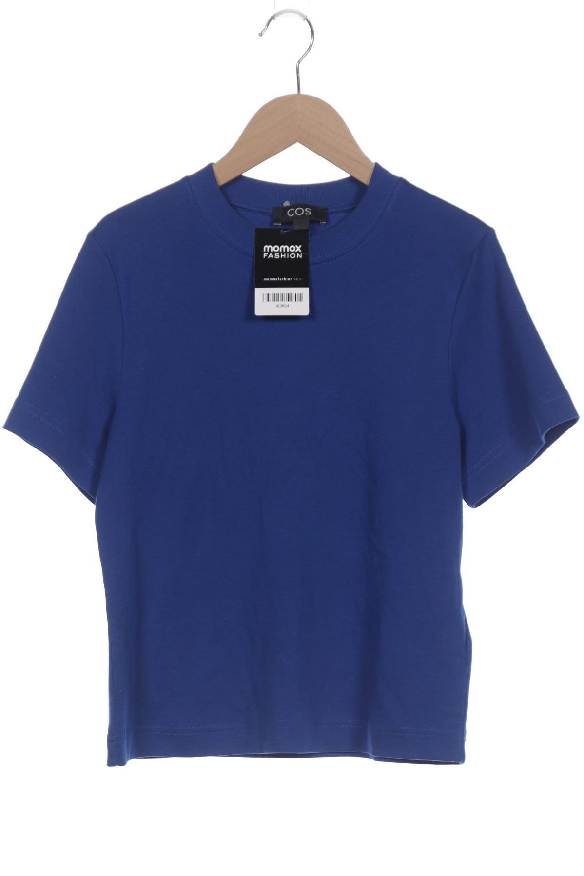 

COS Damen T-Shirt, blau, Gr. 34