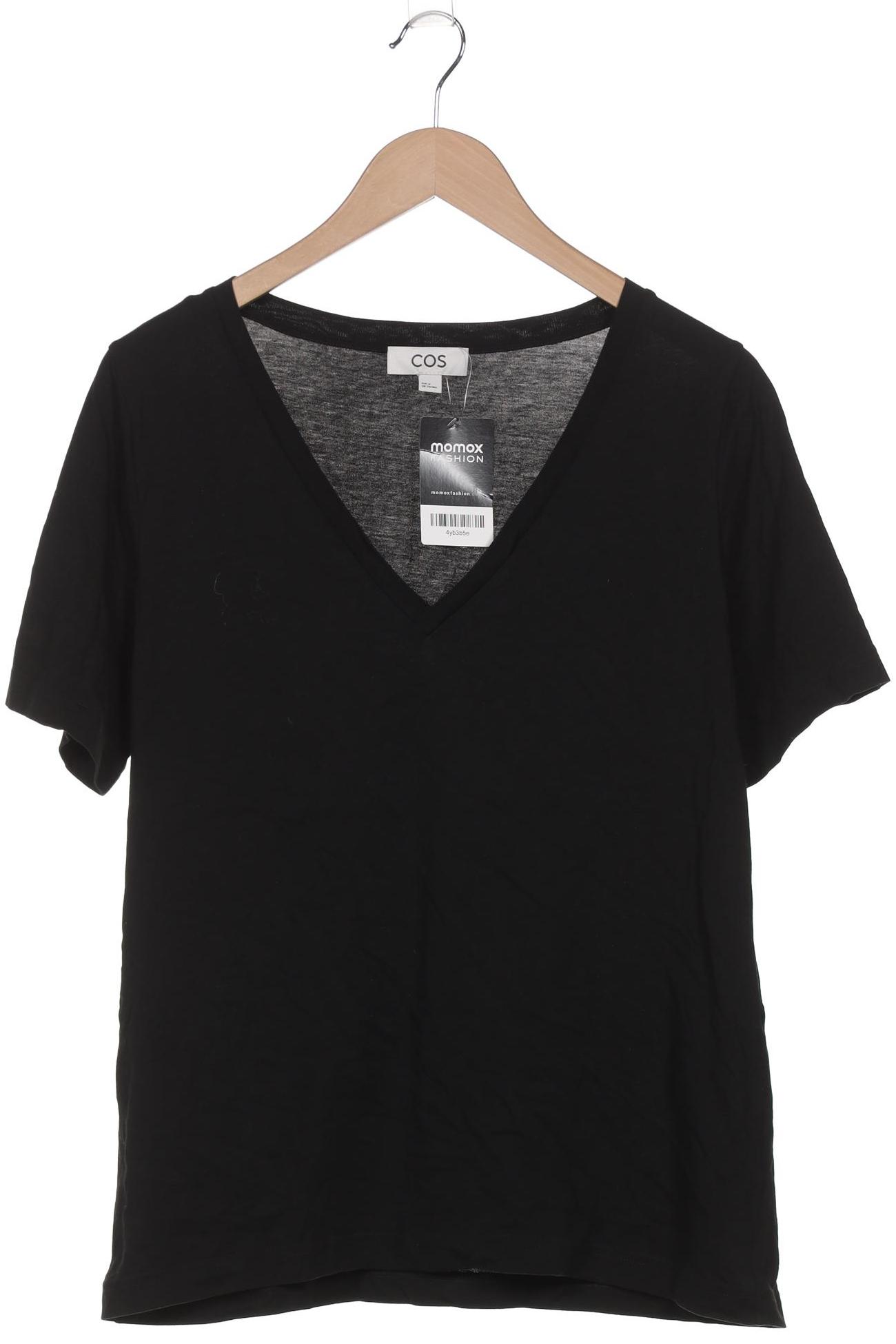 

COS Damen T-Shirt, schwarz, Gr. 38