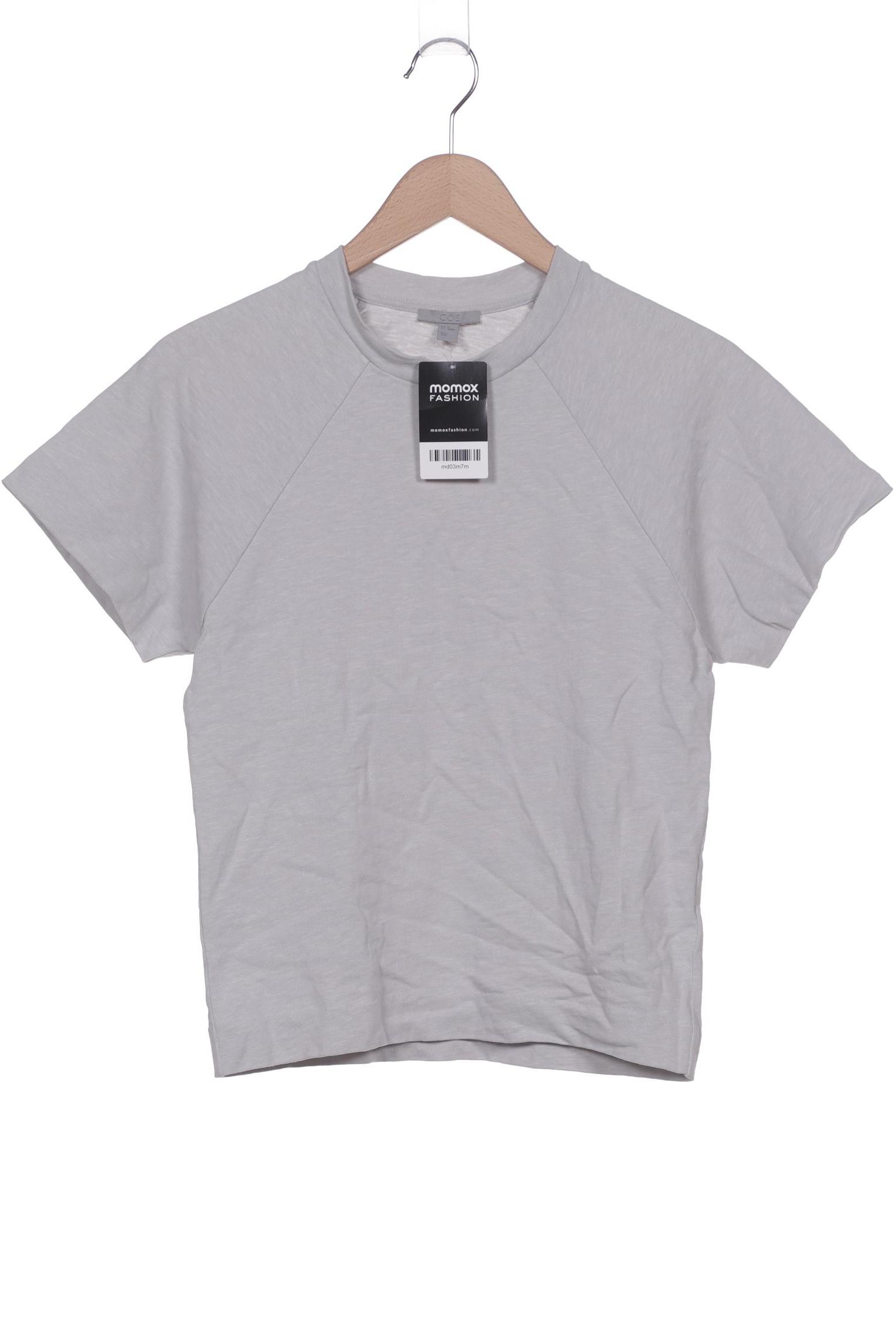 

COS Damen T-Shirt, grau, Gr. 34