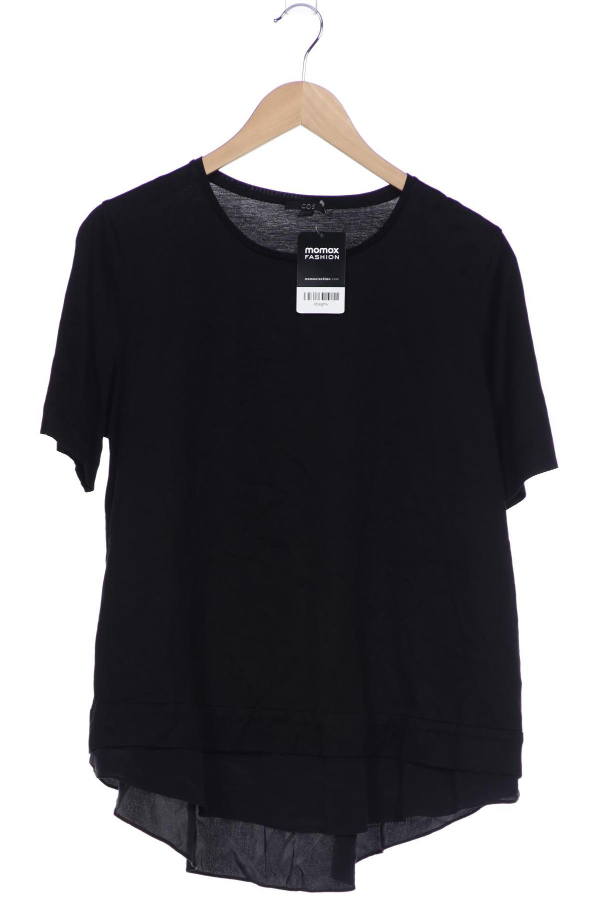 

COS Damen T-Shirt, schwarz, Gr. 42