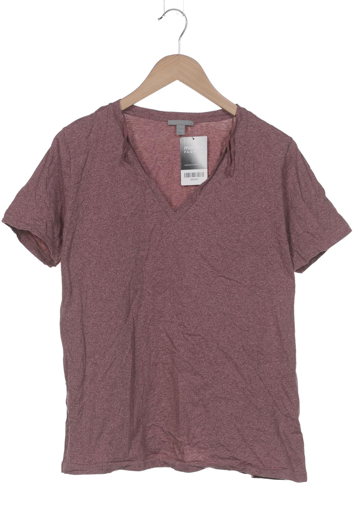 

COS Damen T-Shirt, bordeaux, Gr. 42