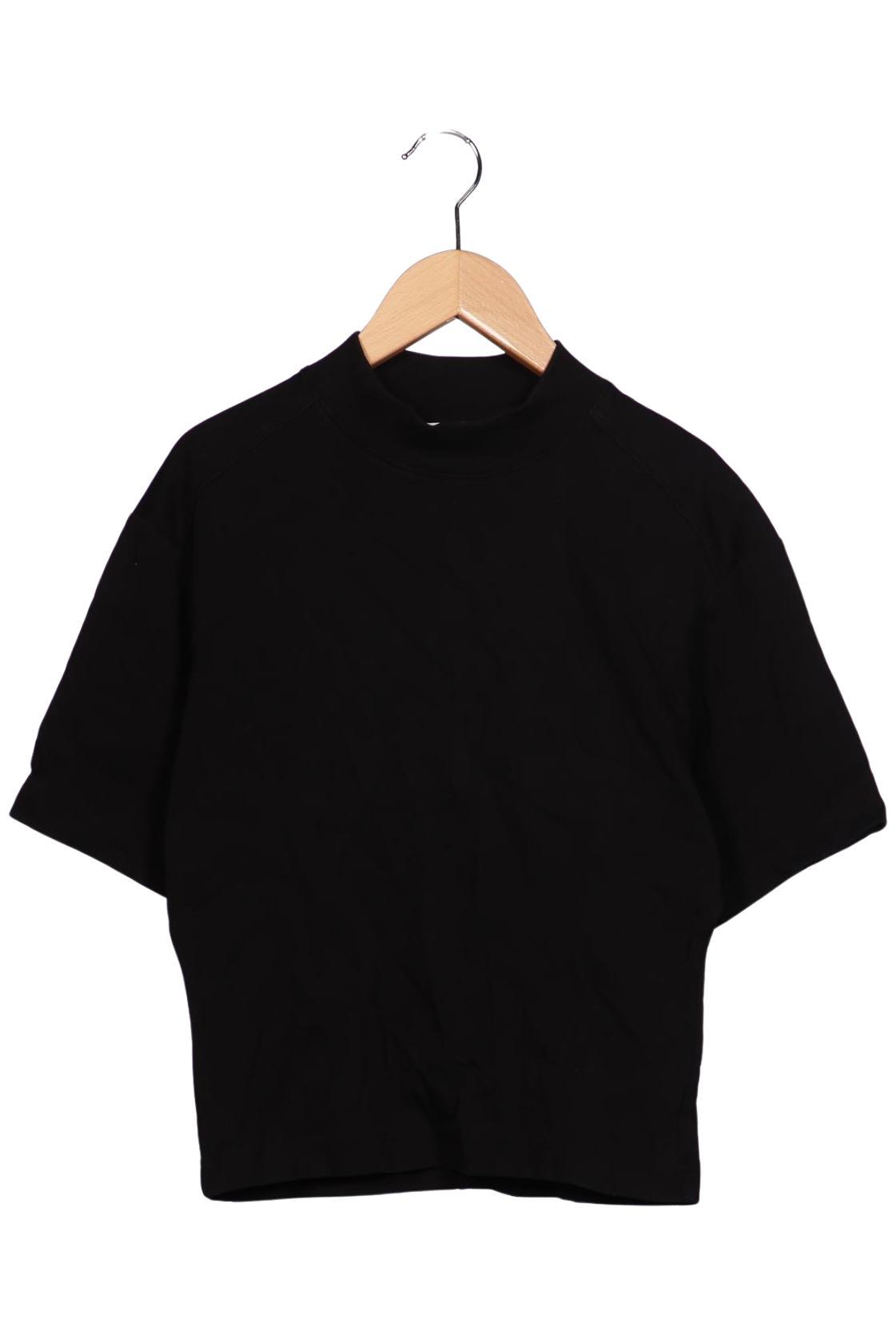 

COS Damen T-Shirt, schwarz, Gr. 36