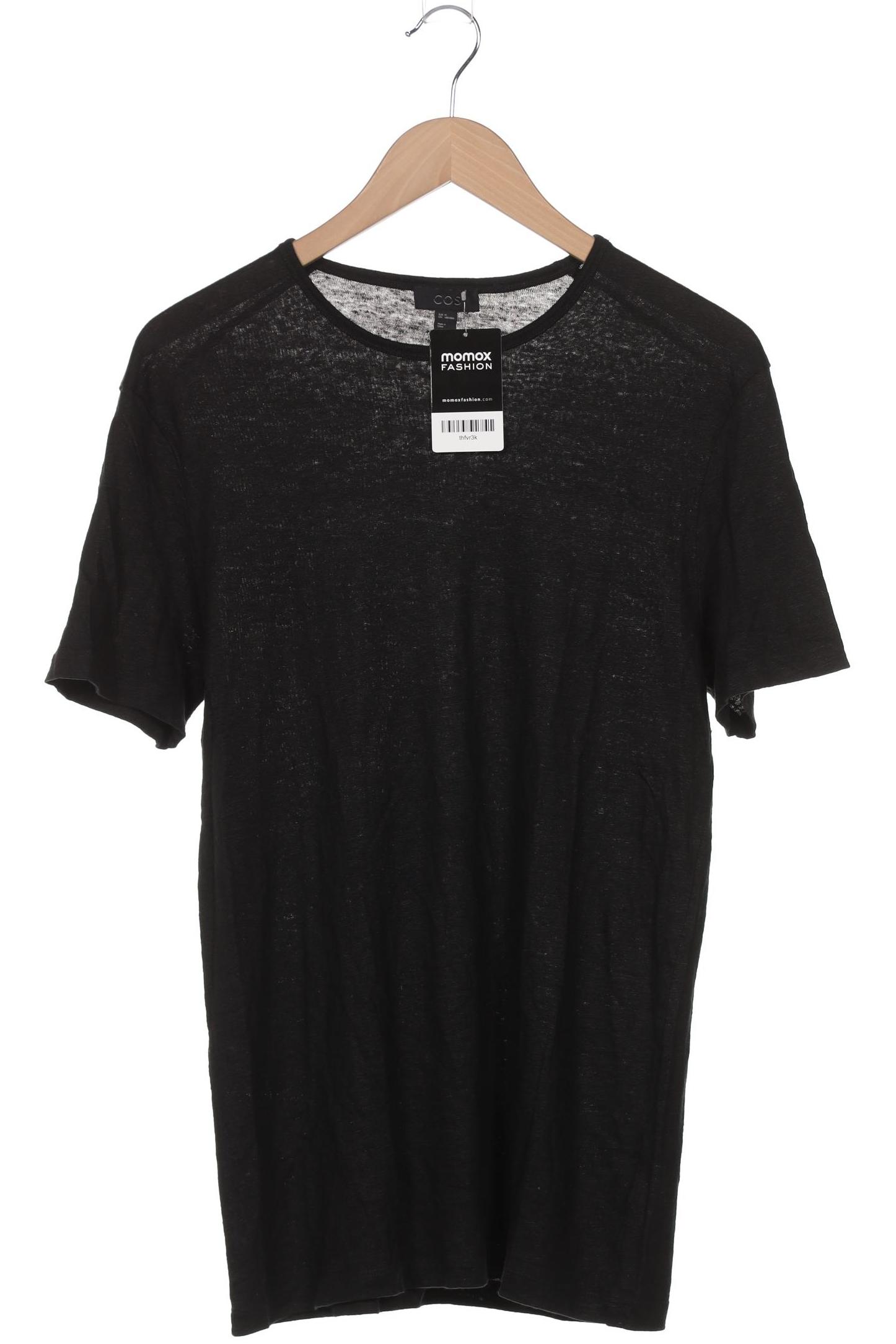 

COS Damen T-Shirt, schwarz, Gr. 38