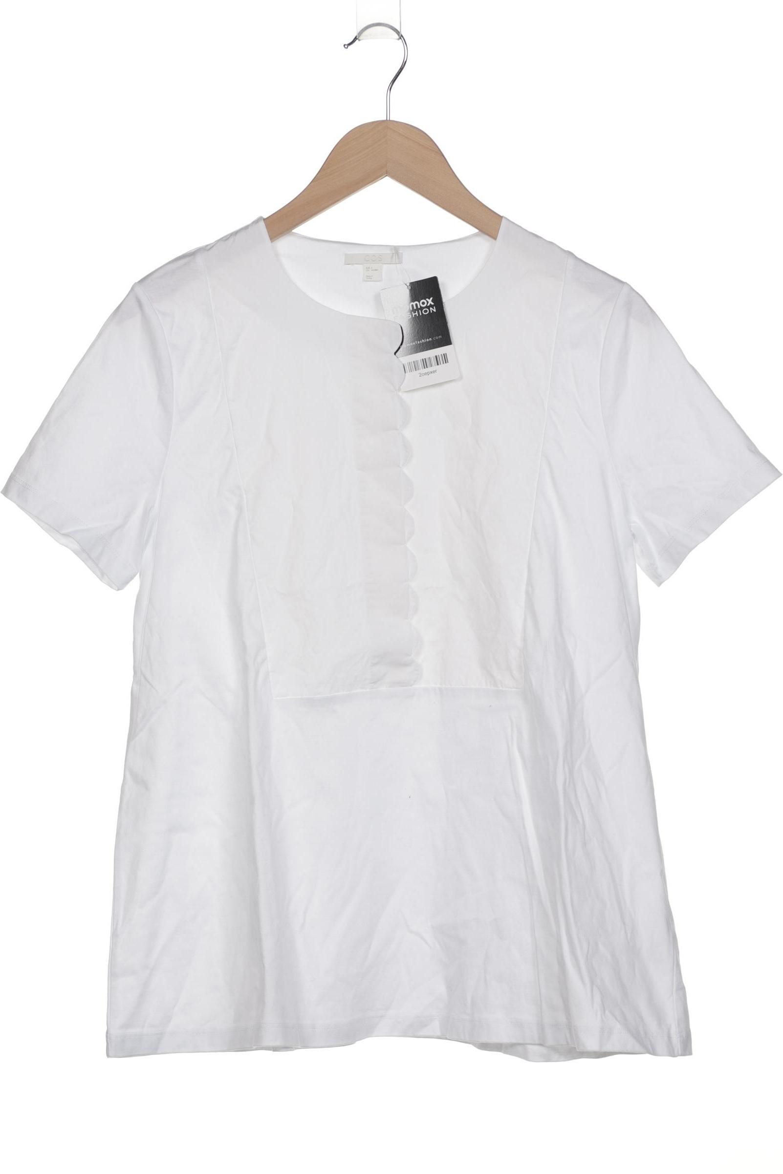 

COS Damen T-Shirt, weiß, Gr. 36