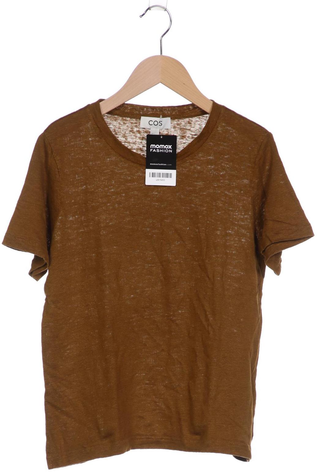

COS Damen T-Shirt, braun, Gr. 36