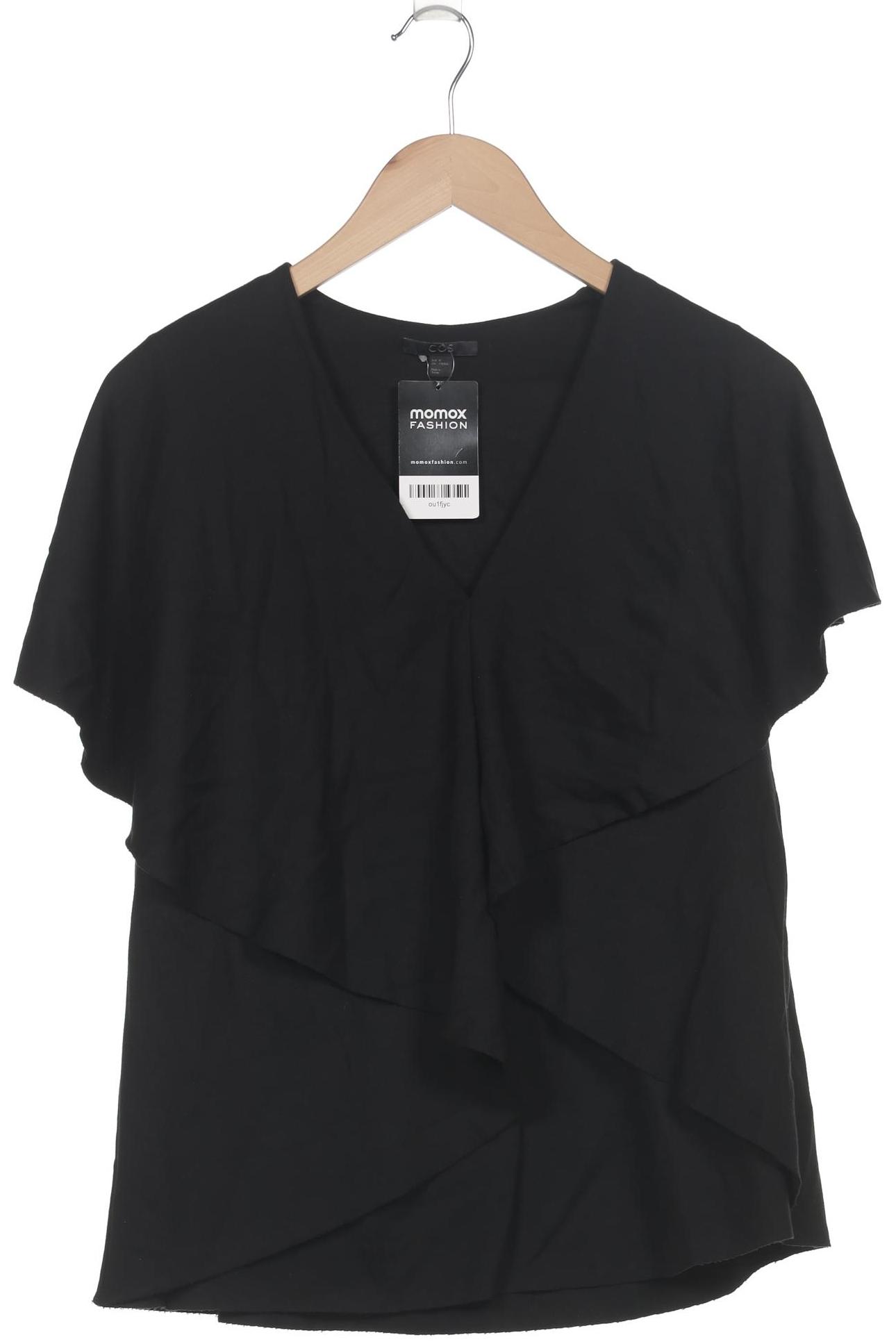 

COS Damen T-Shirt, schwarz, Gr. 38