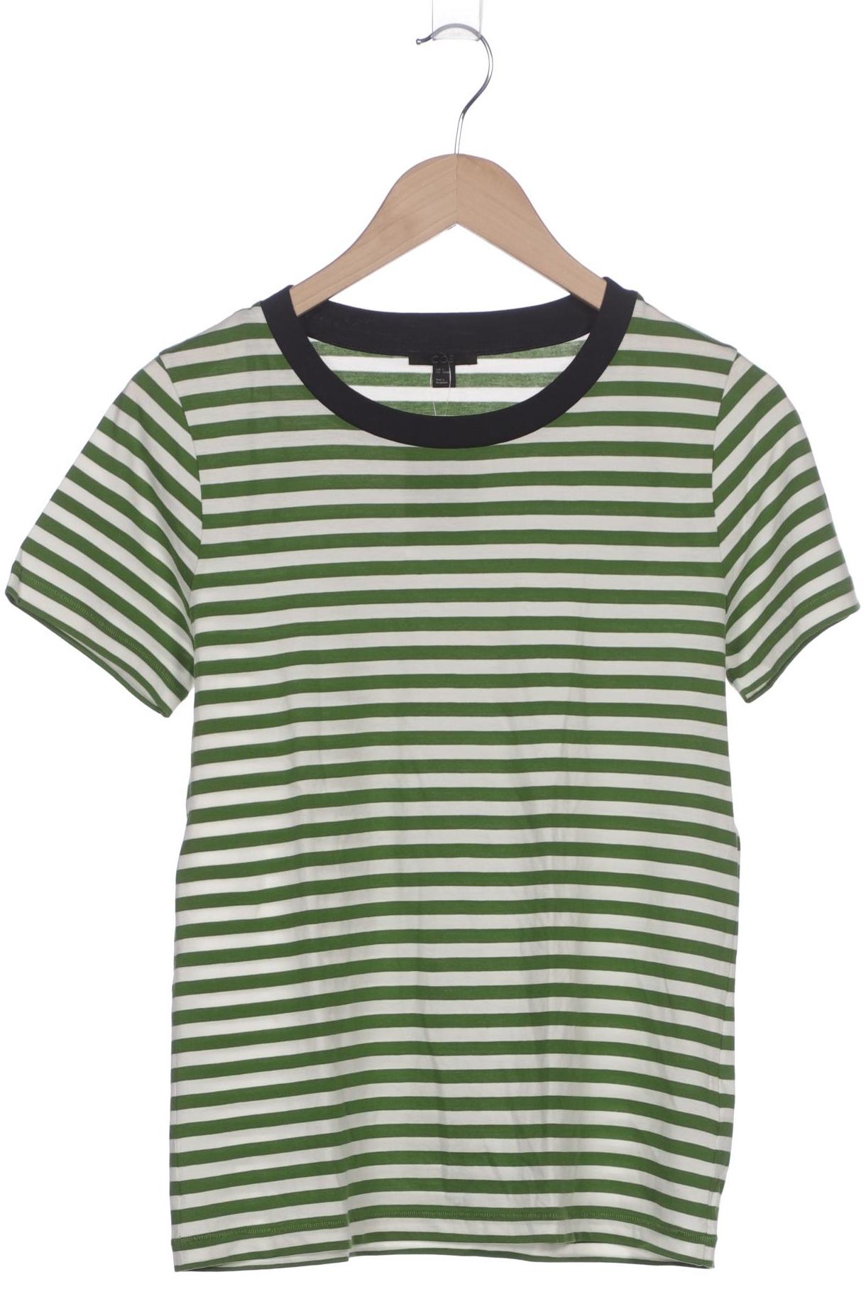 

COS Damen T-Shirt, grün, Gr. 36