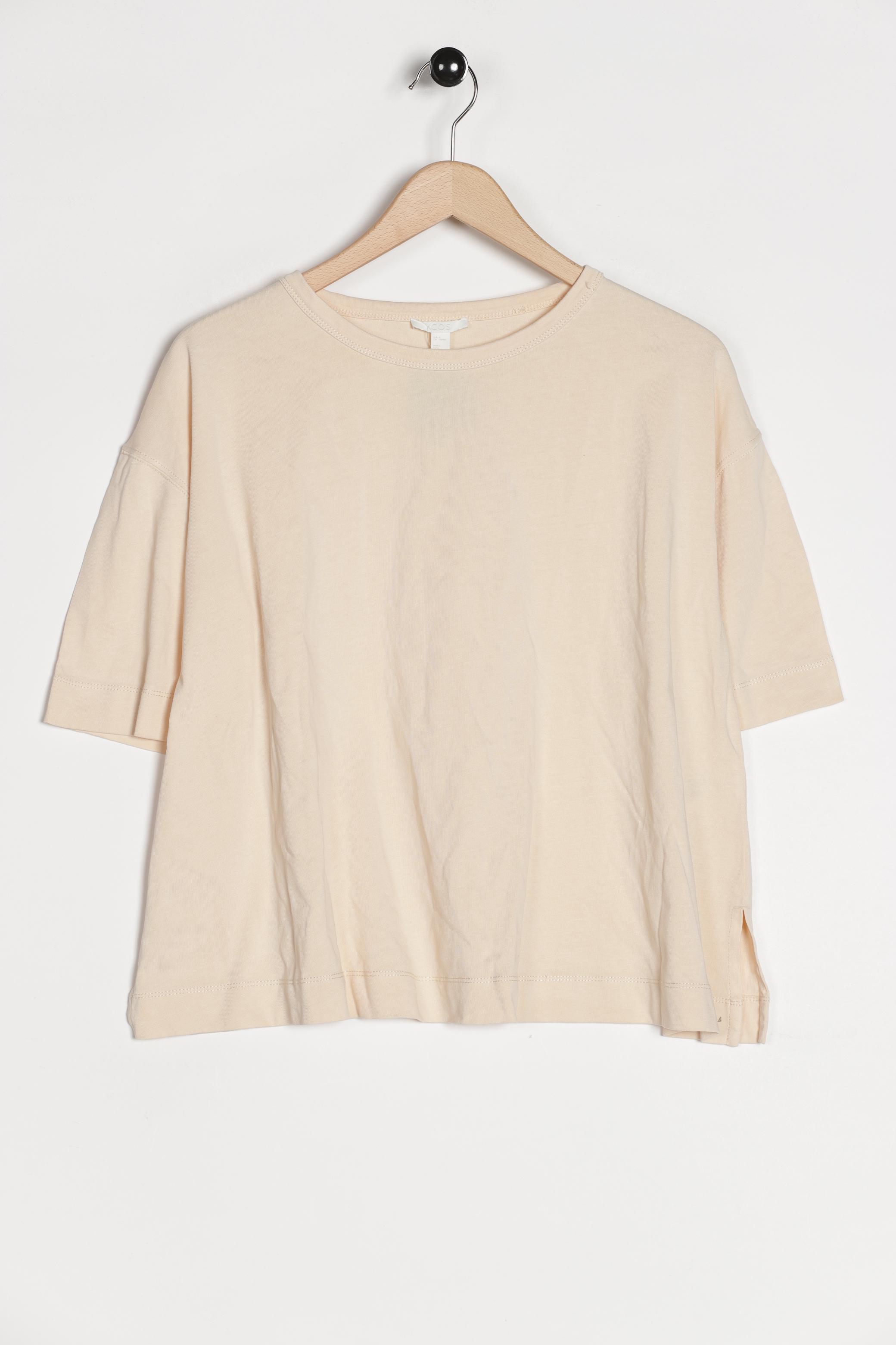 

COS Damen T-Shirt, beige, Gr. 38