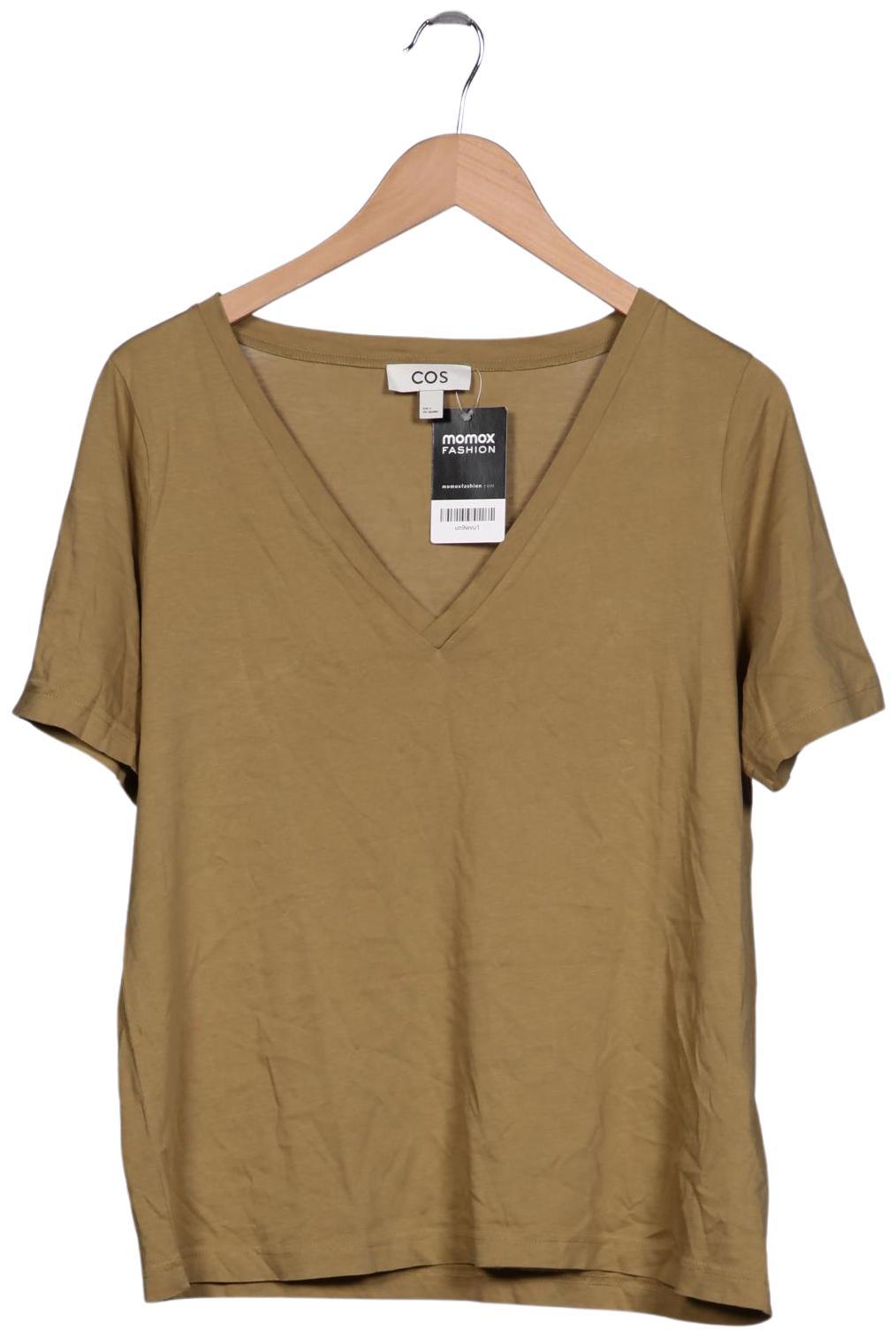 

COS Damen T-Shirt, grün, Gr. 36